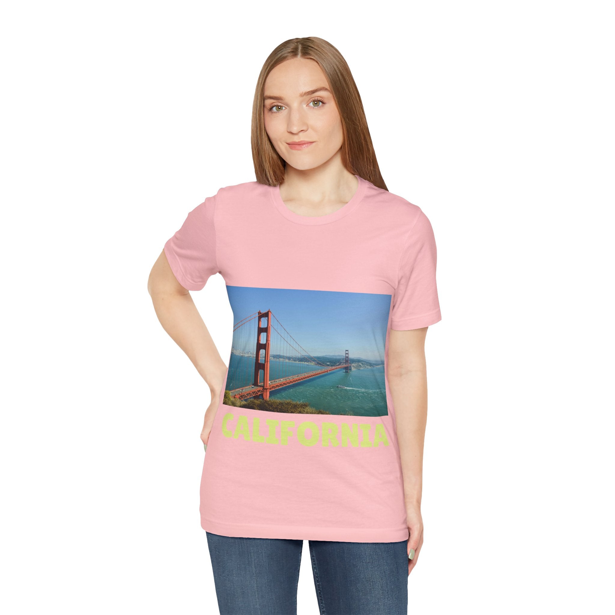 Viringee California Golden Gate Bridge Graphic T-shirt