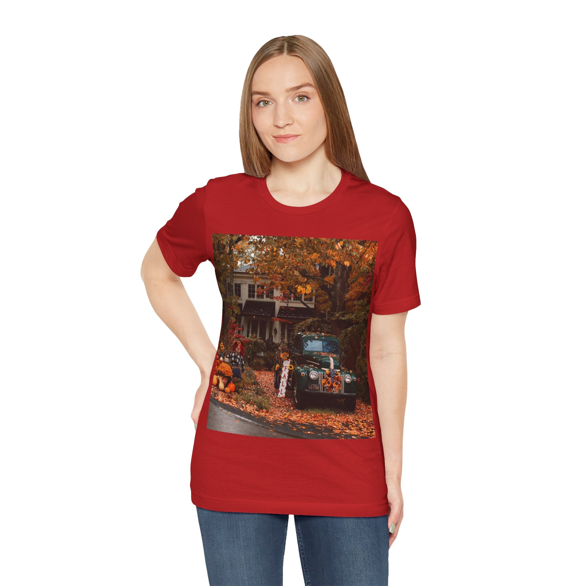 Viringee Autumn Vibes Unisex Jersey T Shirt
