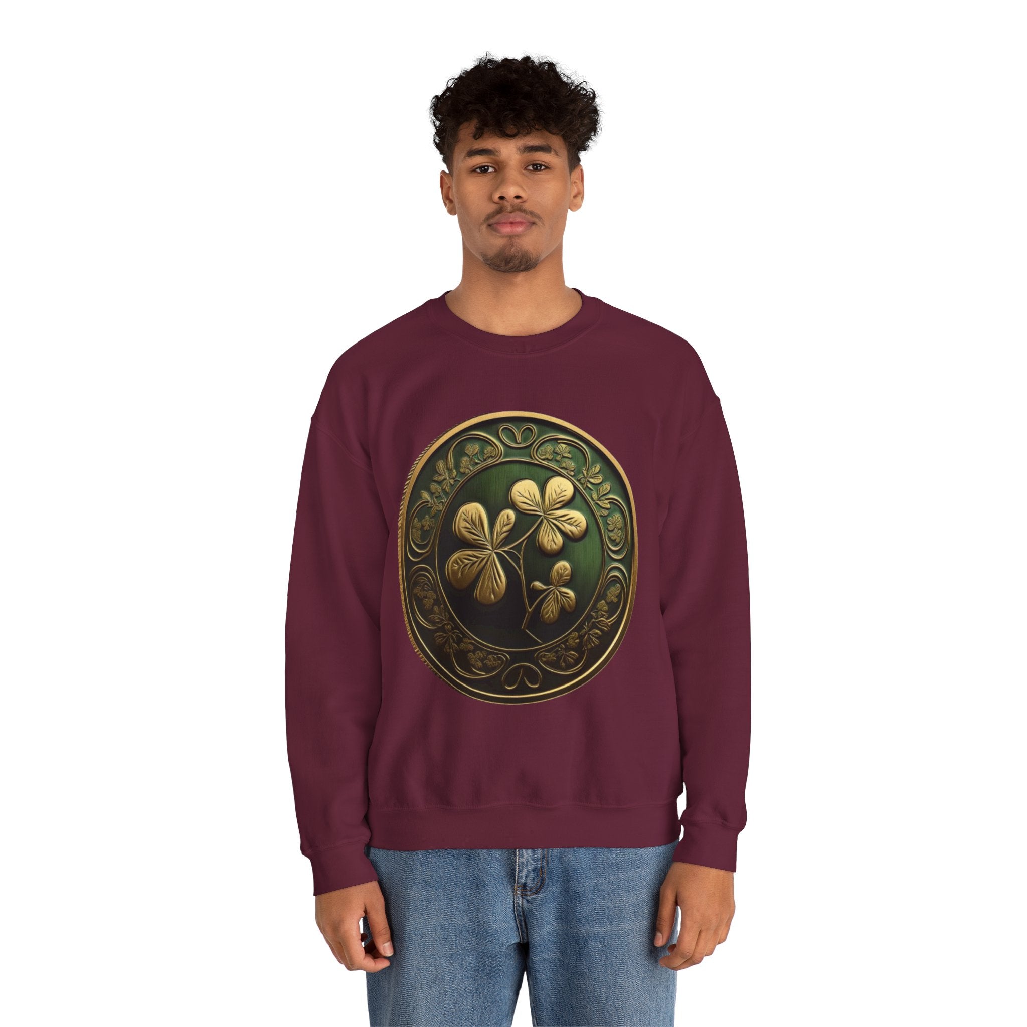Viringee Seal of leaves Crewneck Sweatshirt