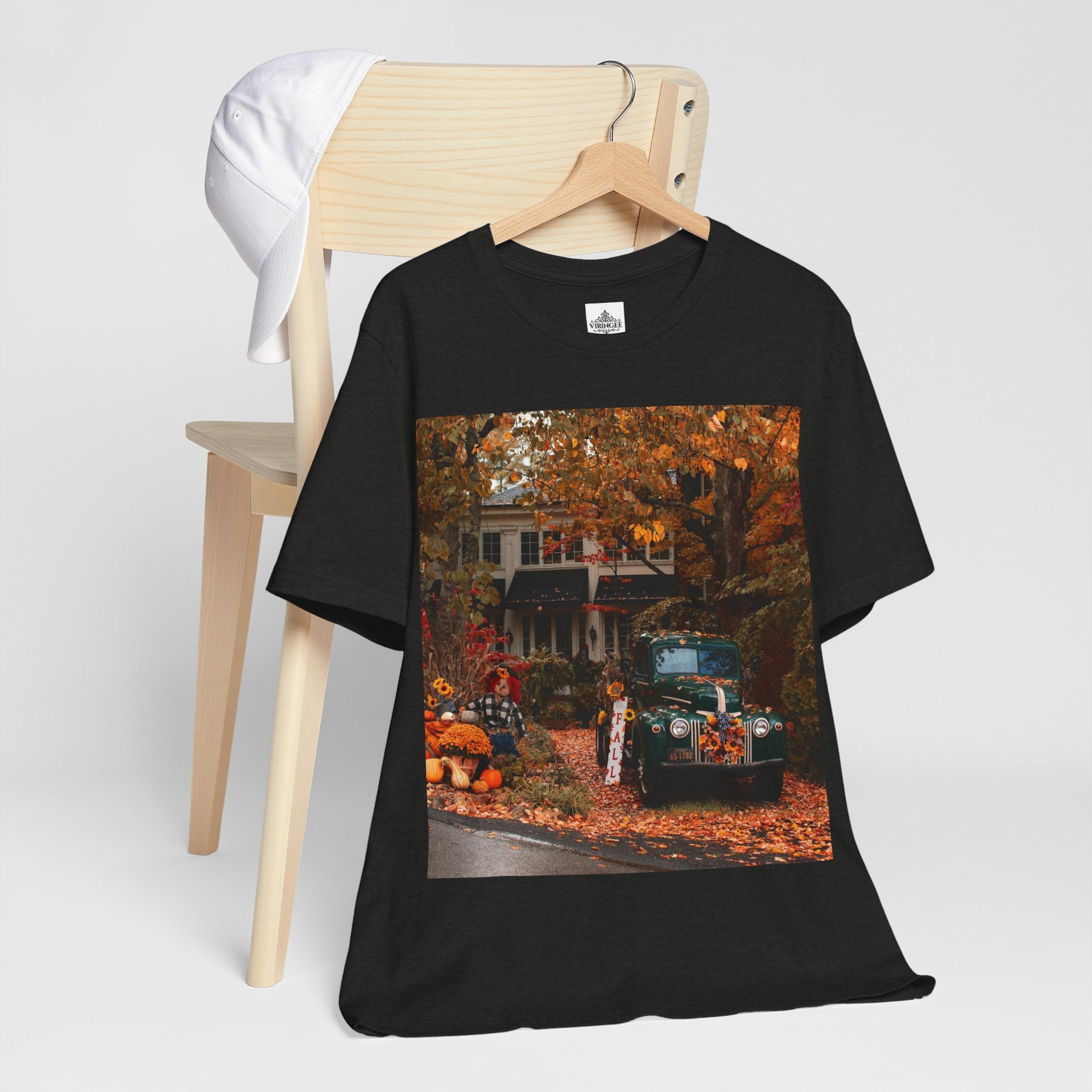 Viringee Autumn Vibes Unisex Jersey T Shirt