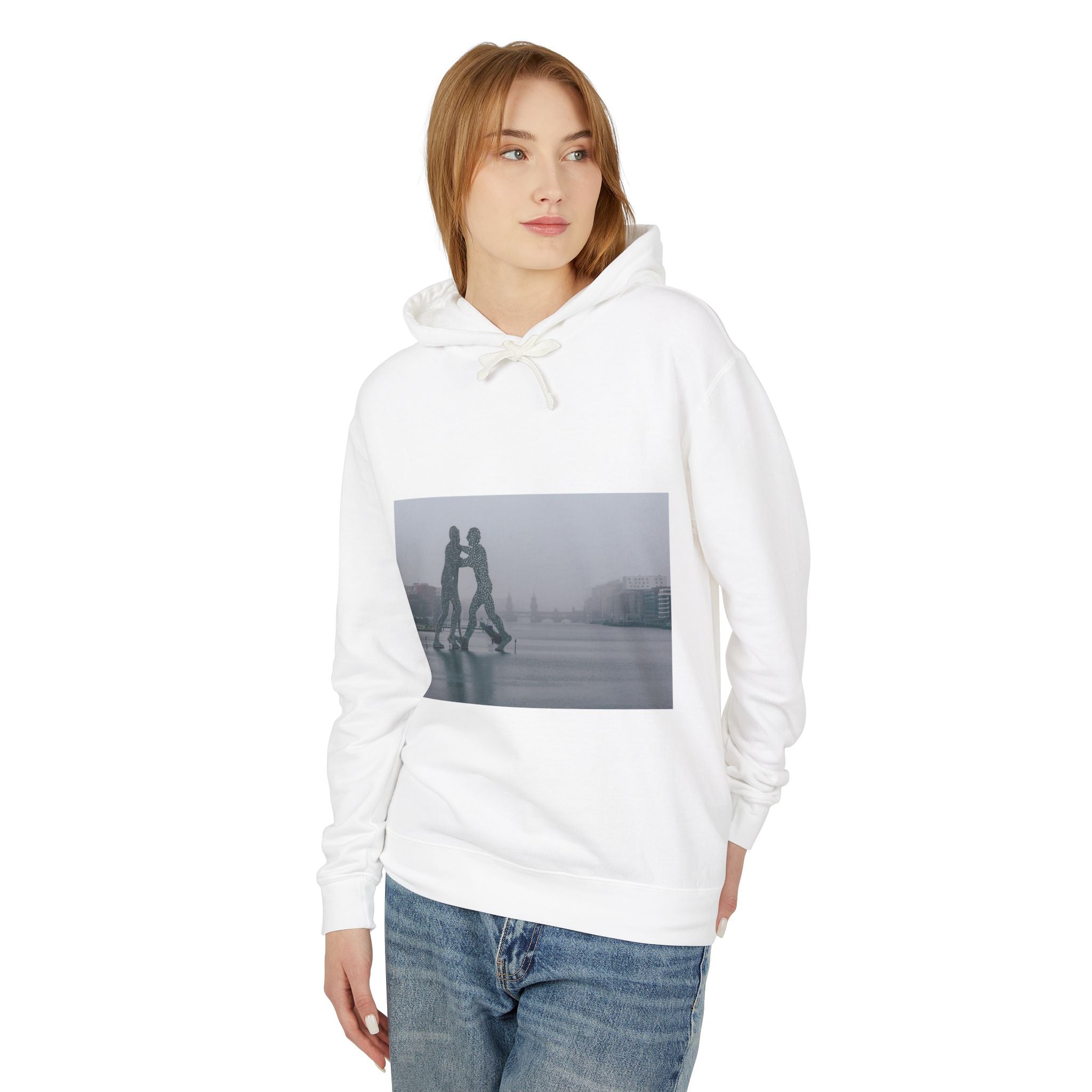 Viringee Molecule Man Unisex Lightweight Hooded Sweatshirt