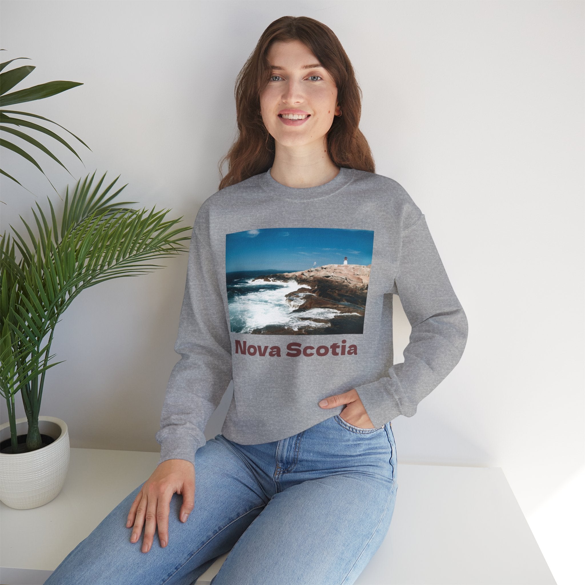 Viringee Nova Scotia Crewneck Unisex Sweatshirt