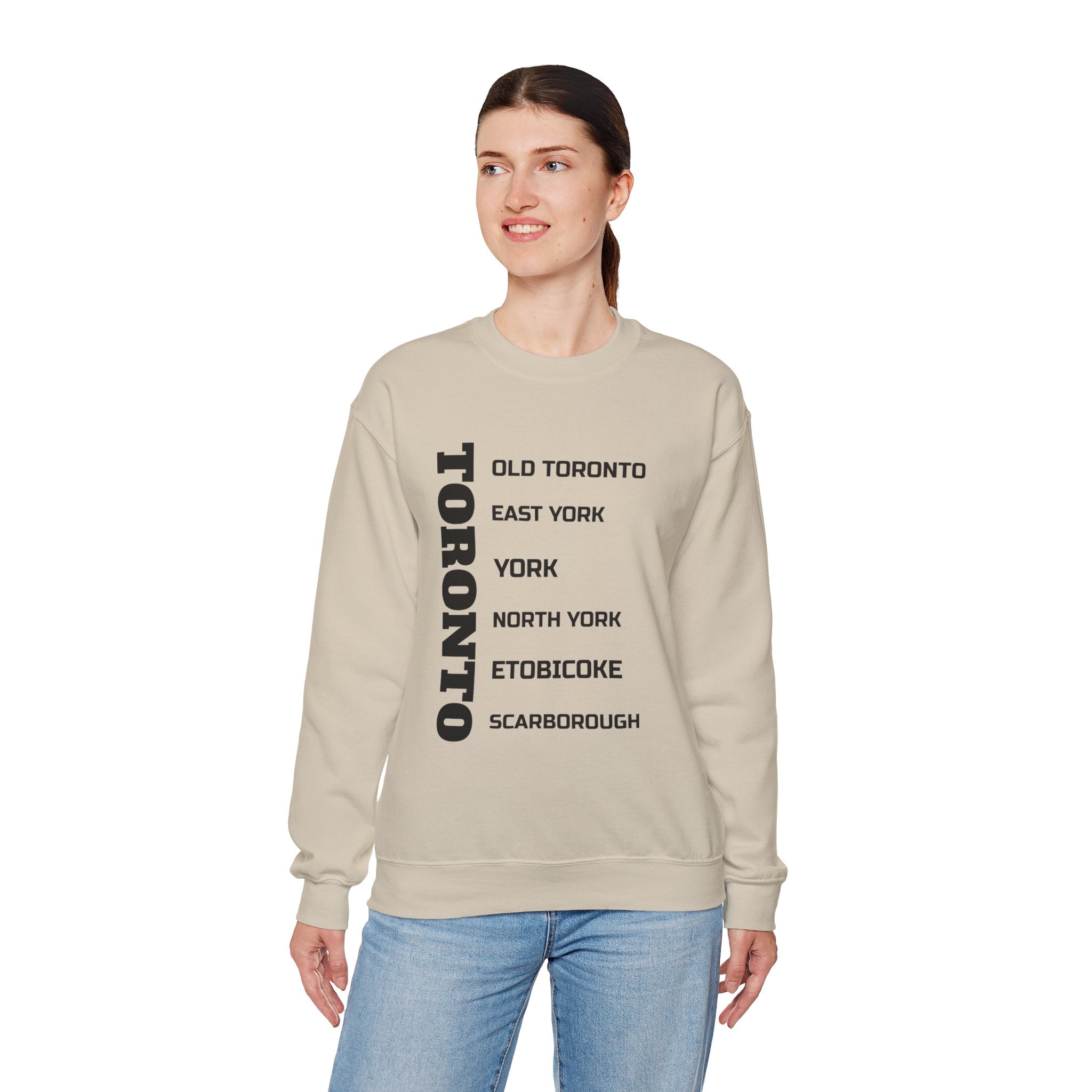 Viringee Toronto Six Boroughs Unisex Crewneck Sweatshirt