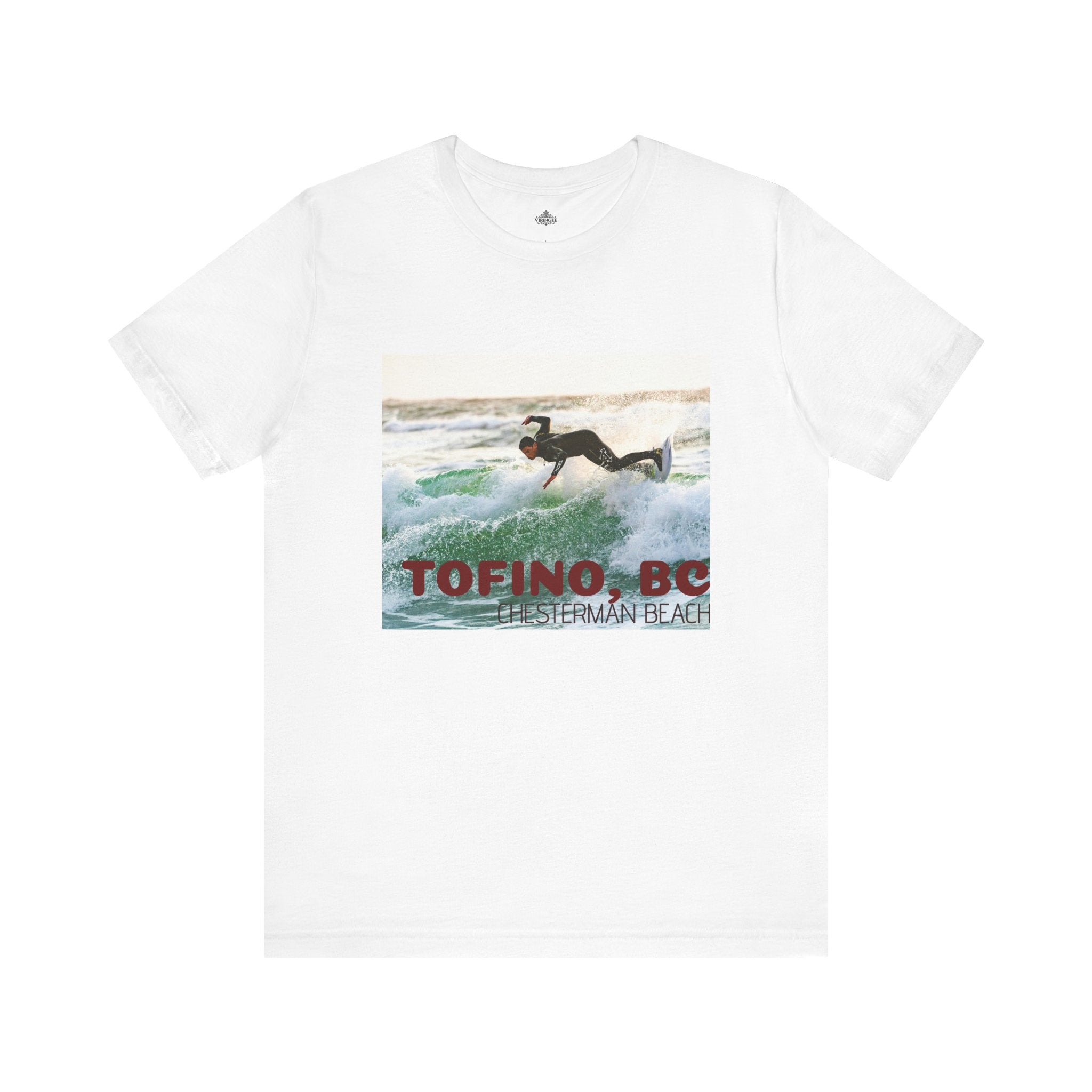 Viringee Tofino Chesterman Beach Surfing Graphic Tee