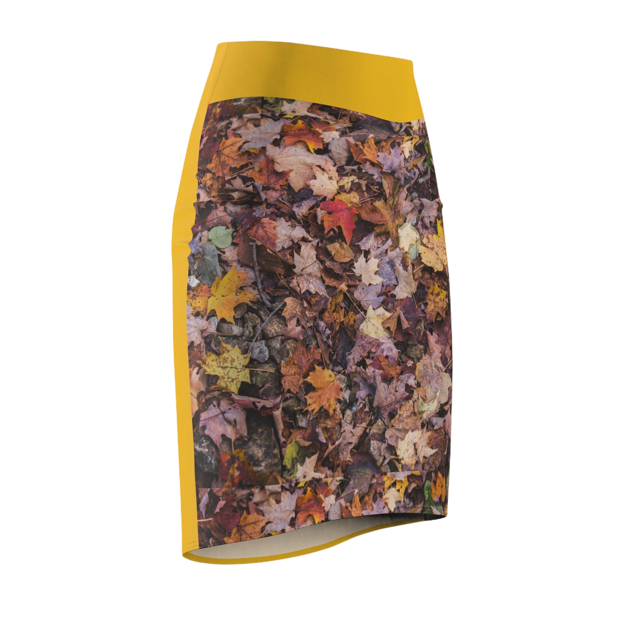 Viringee Autumn Leaves Women's Pencil Skirt