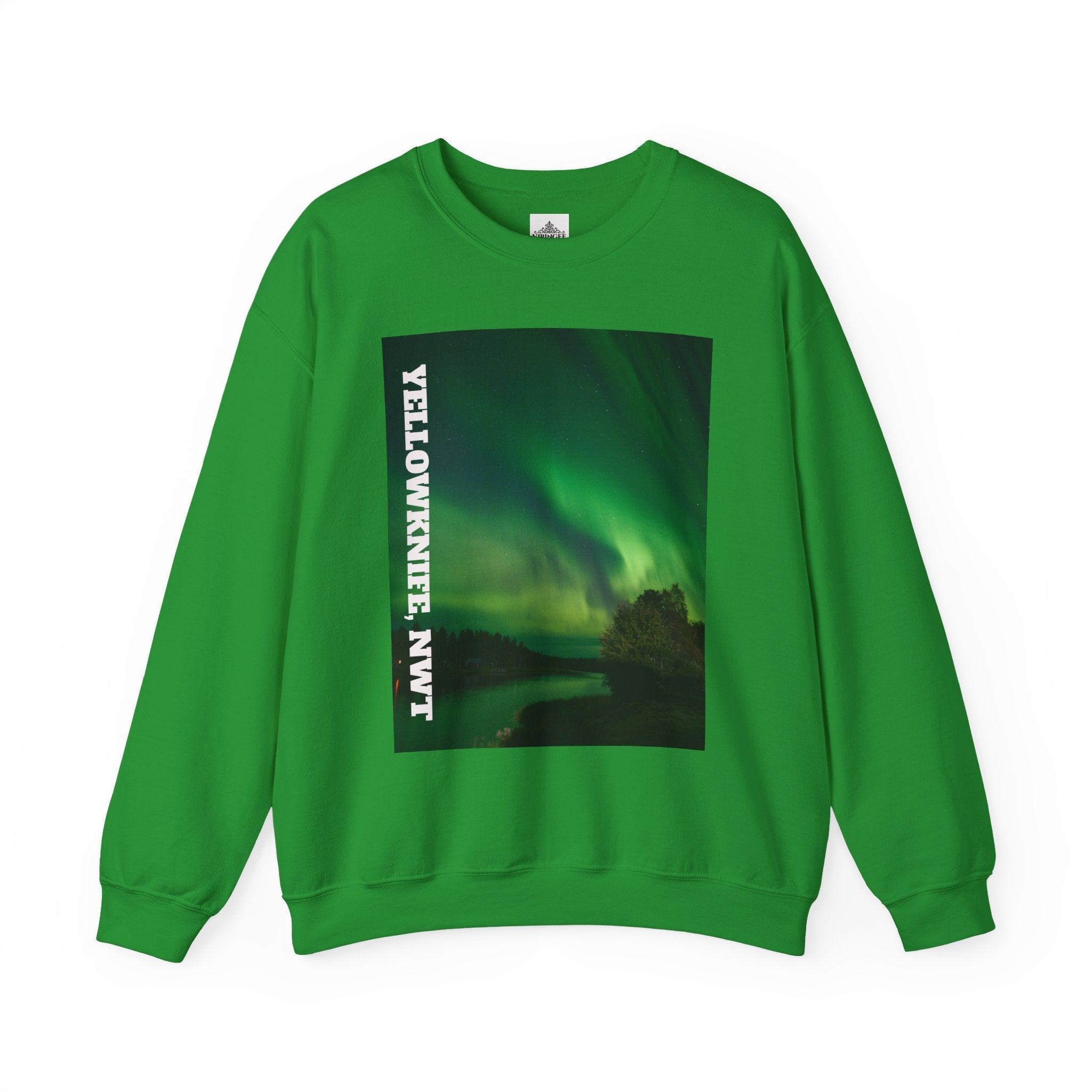 Viringee Yellowknife, NWT Lights Crewneck Sweatshirt
