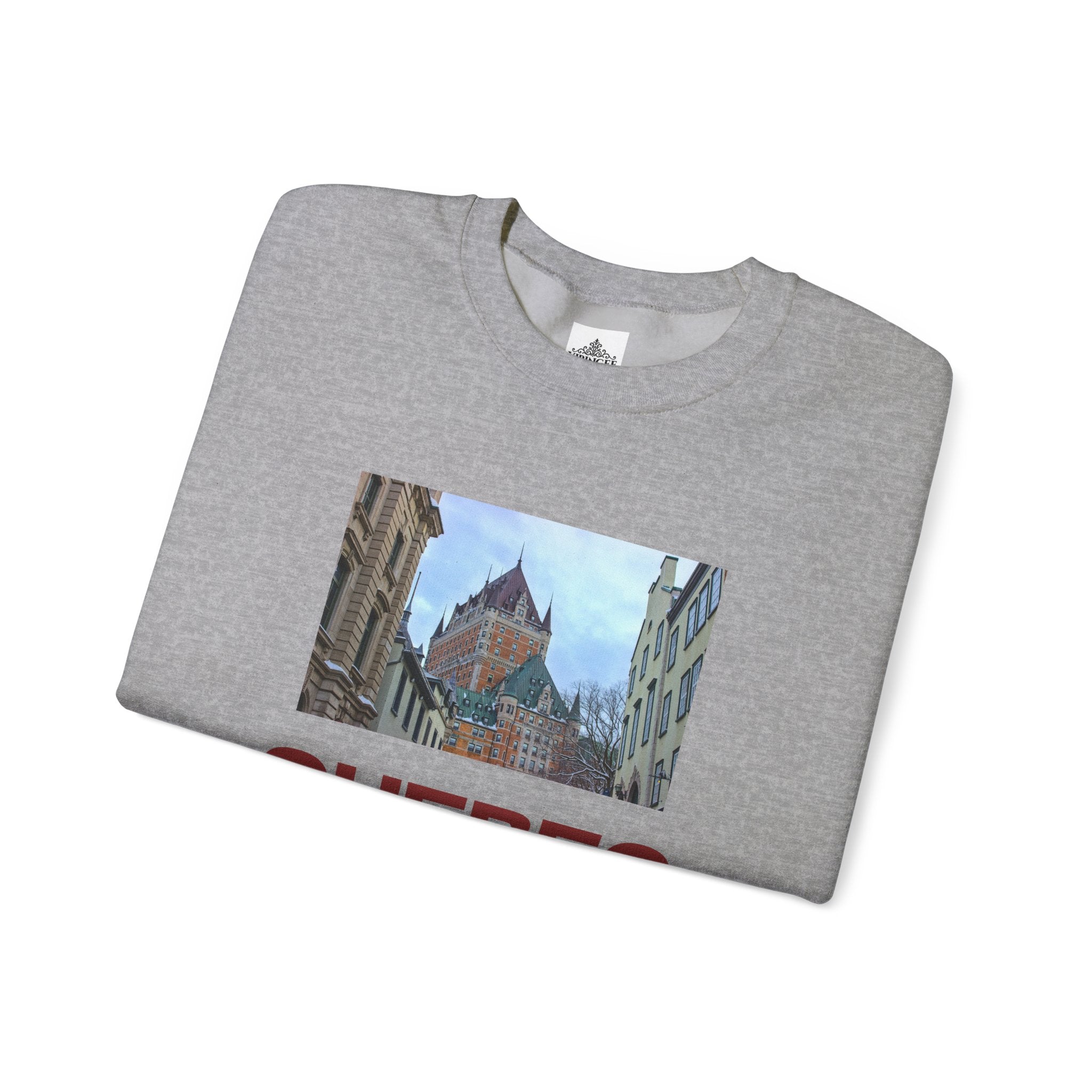 Viringee Quebec Vintage Crewneck Unisex Sweatshirt