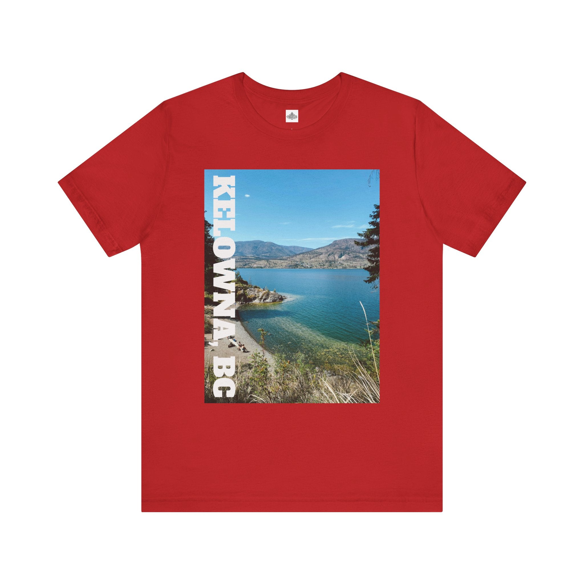 Viringee Kelowna BC scenic T-shirt, unisex short sleeve