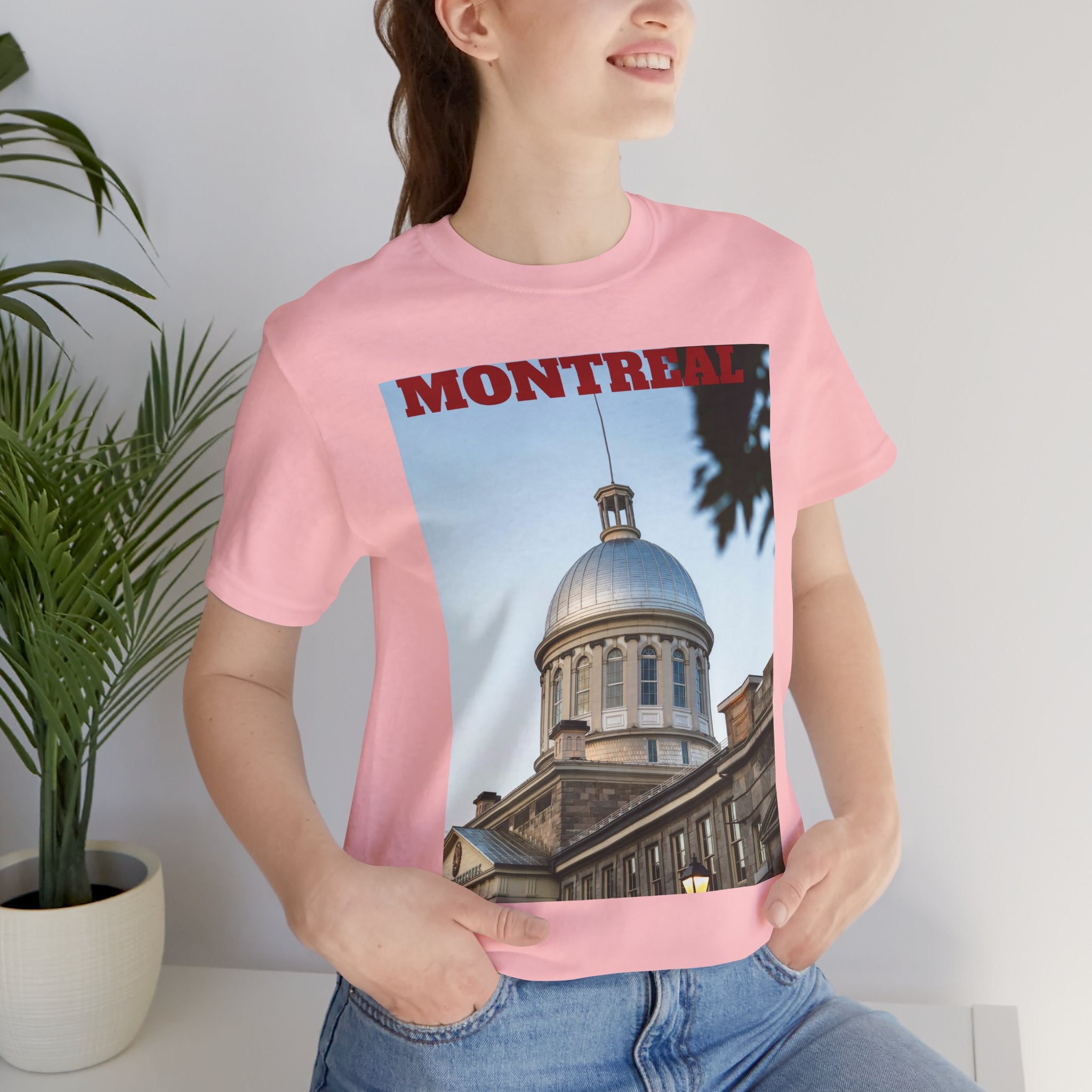 Unisex Old Montreal vintage T-shirt with city graphic