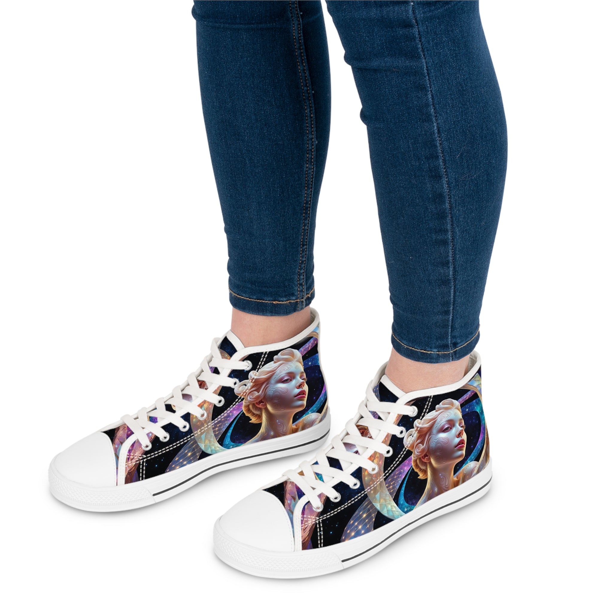 Viringee Galactic Dream Women's High Top Sneakers