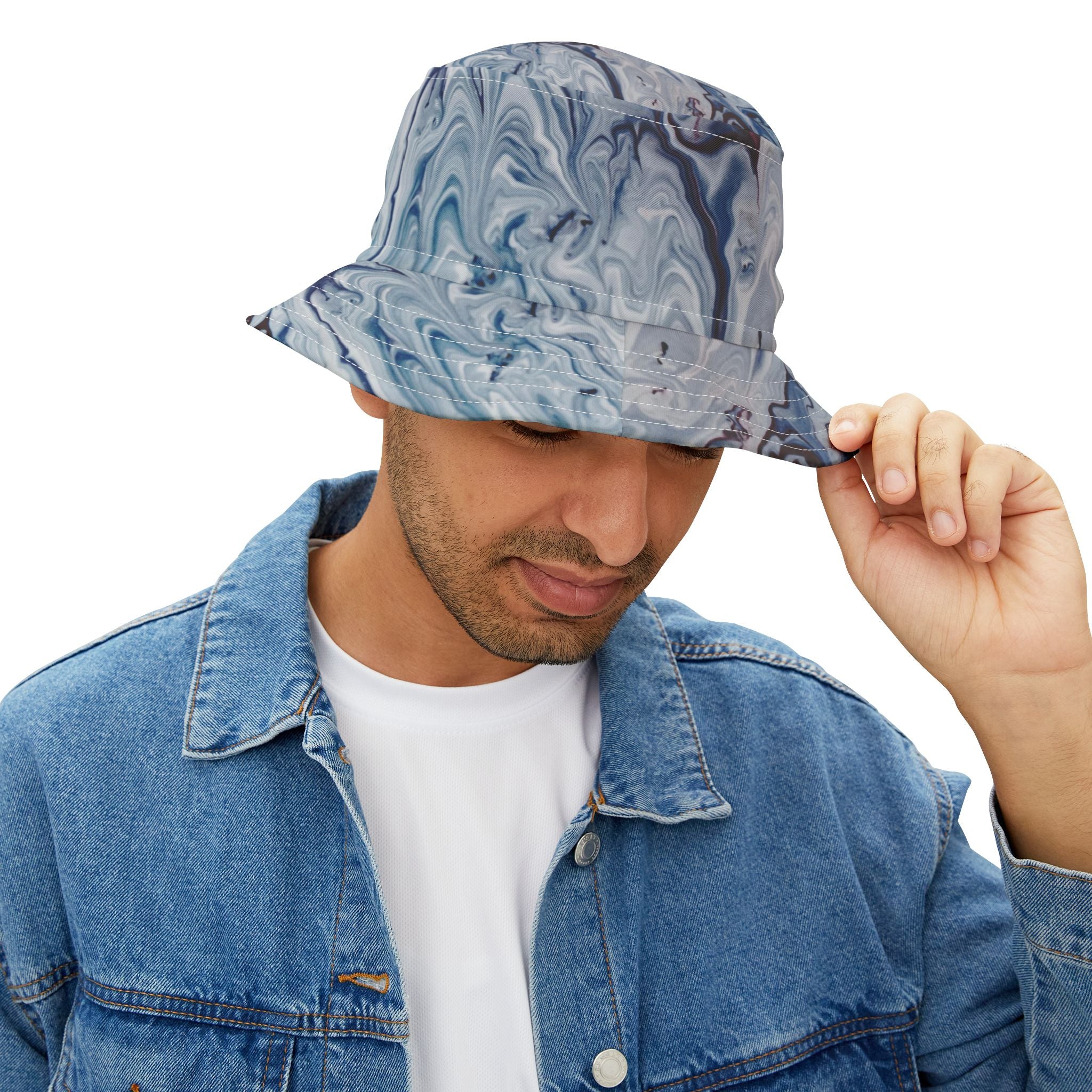 Viringee Liquid Prisms Art Bucket Hat