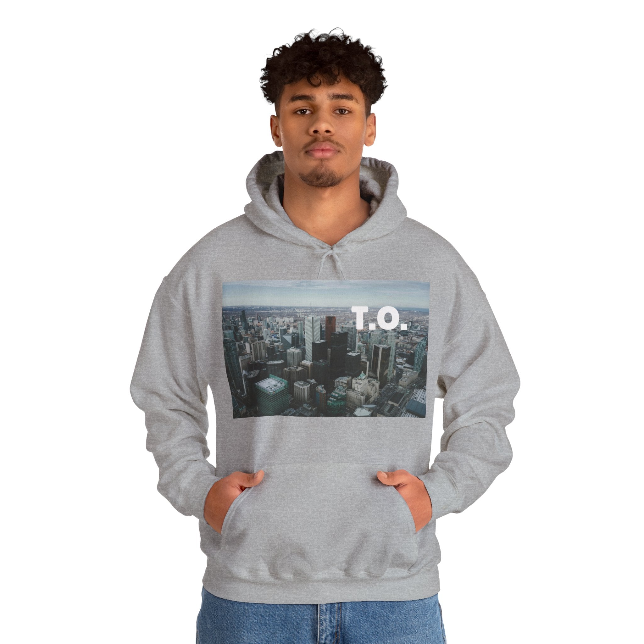 Viringee Toronto T.O. Urban Skyline Unisex Hoodie