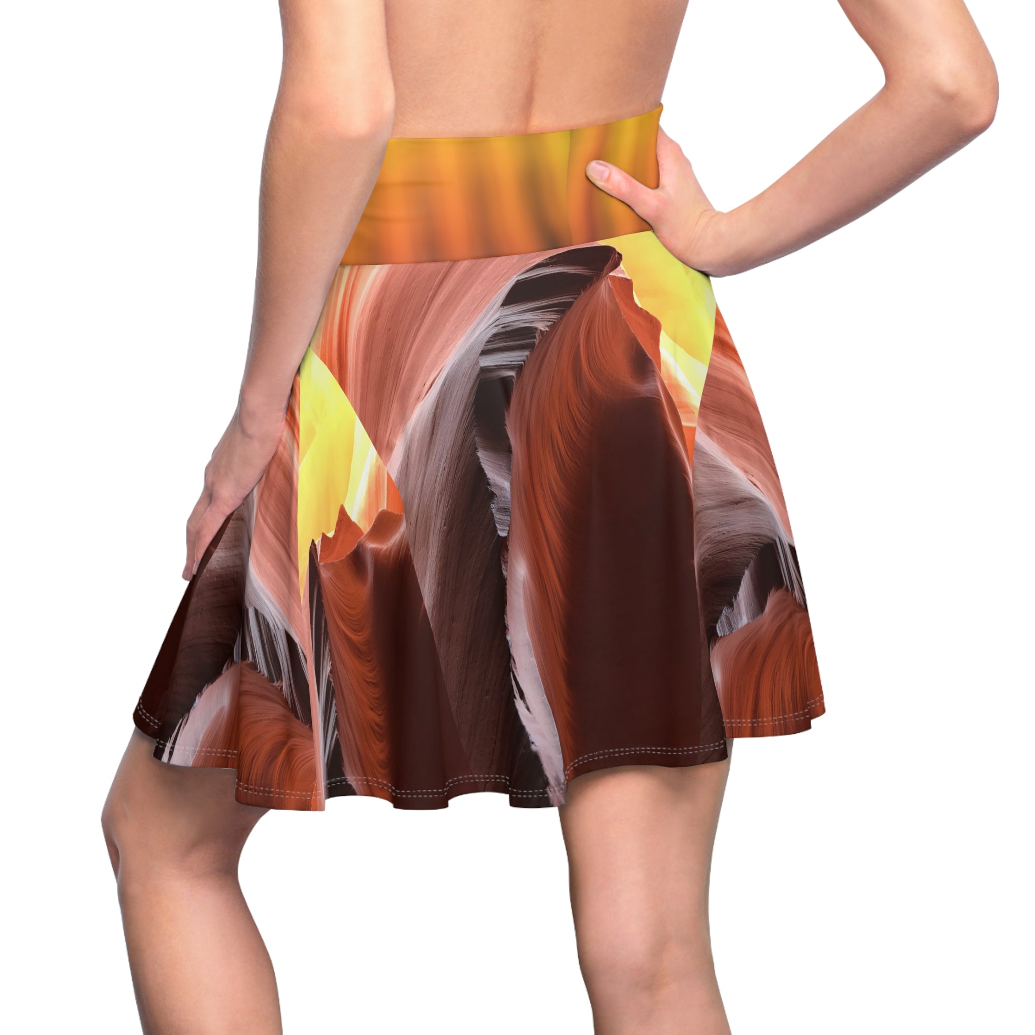 Viringee Rock Canvas Women's Skater Skirt