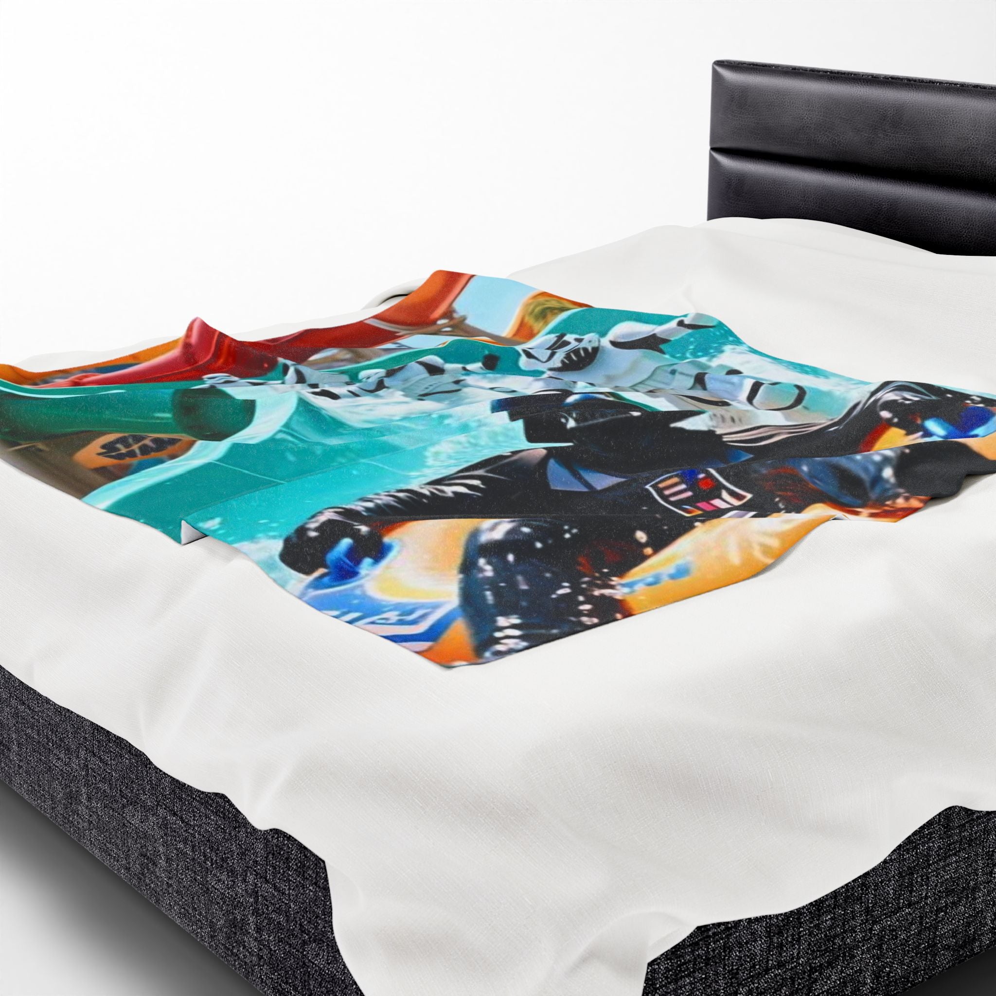 Viringee Stormtrooper Darth Vader Waterpark Velveteen Blanket