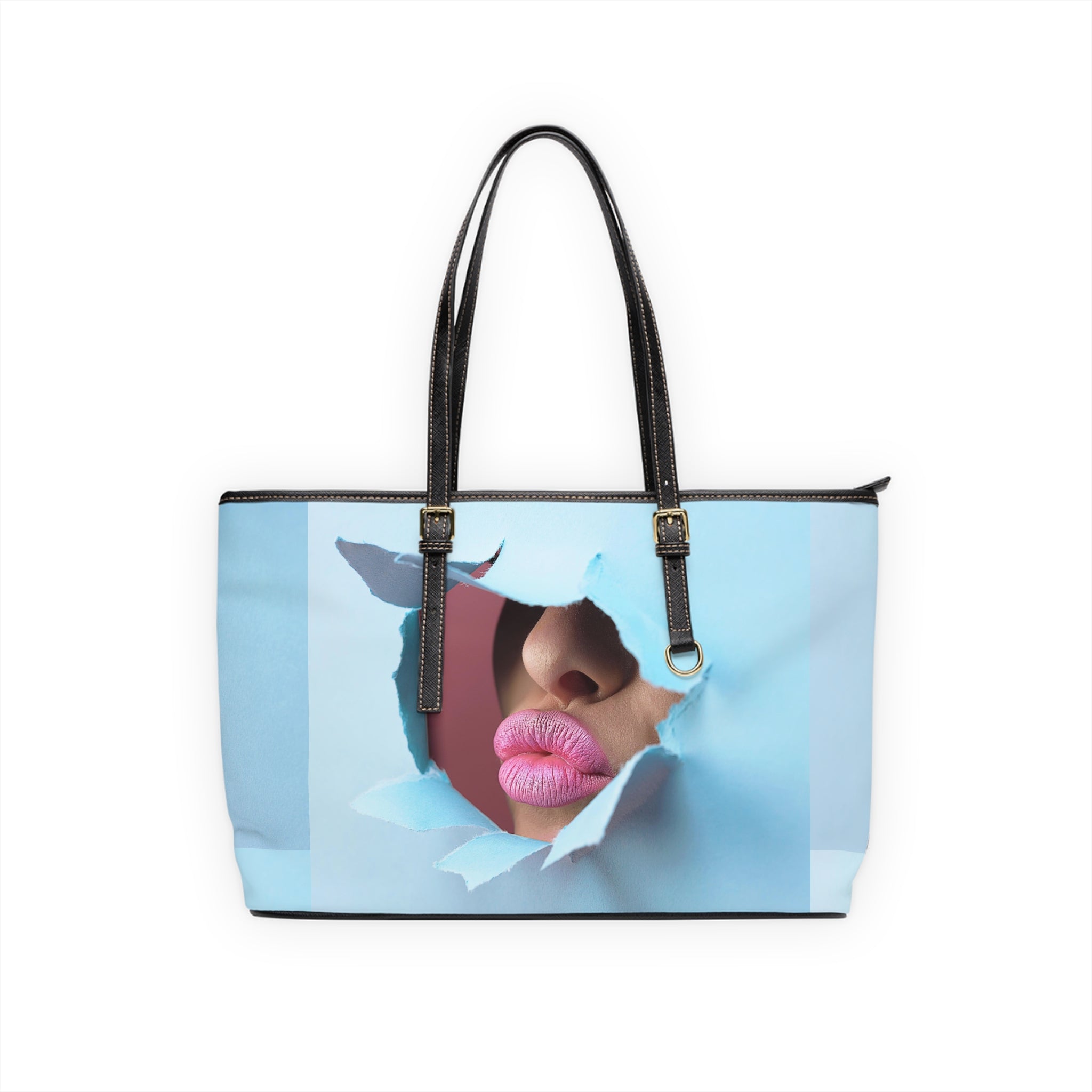 Viringee Lipstick Shoulder Tote Bag