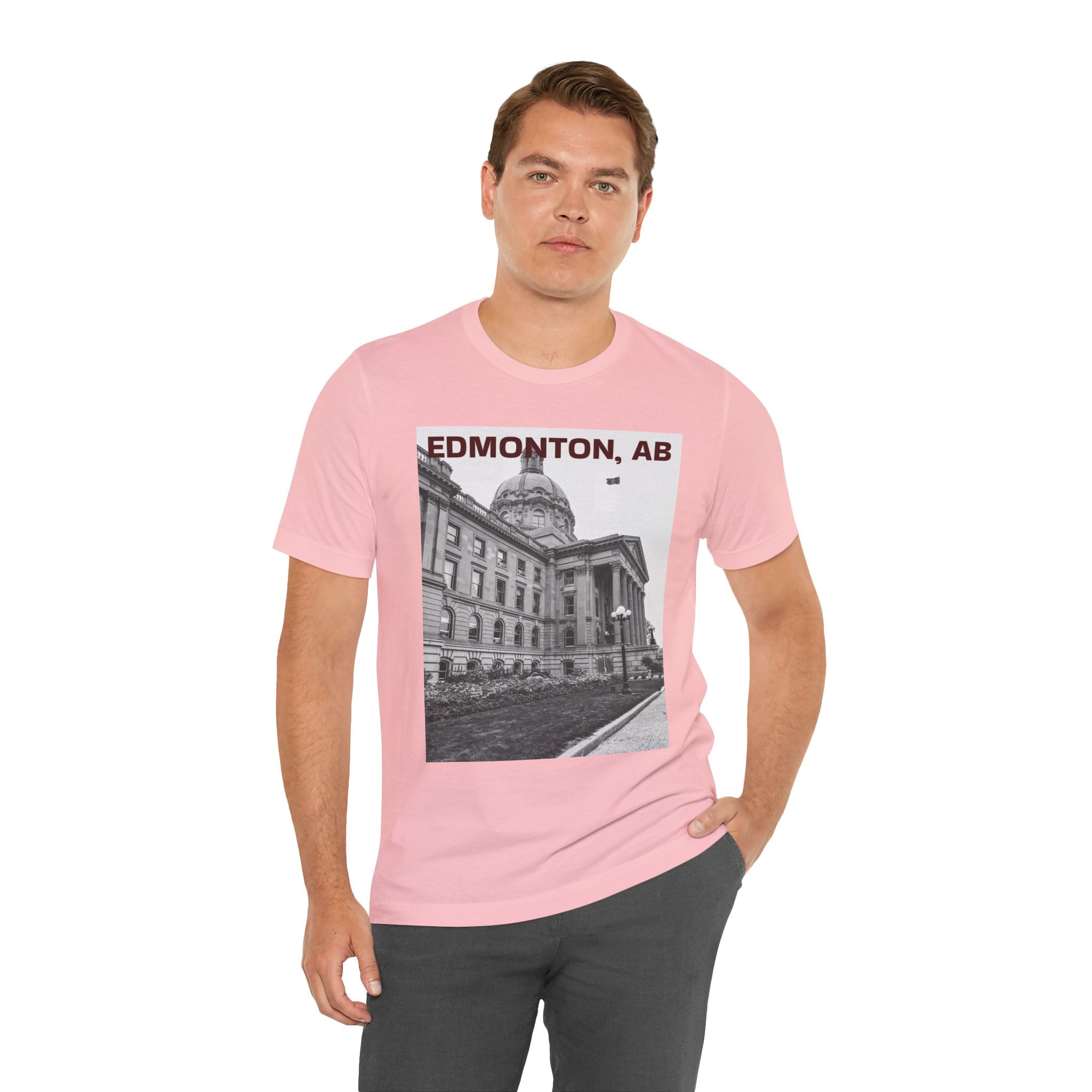 Unisex Edmonton city lovers T-shirt by Viringee