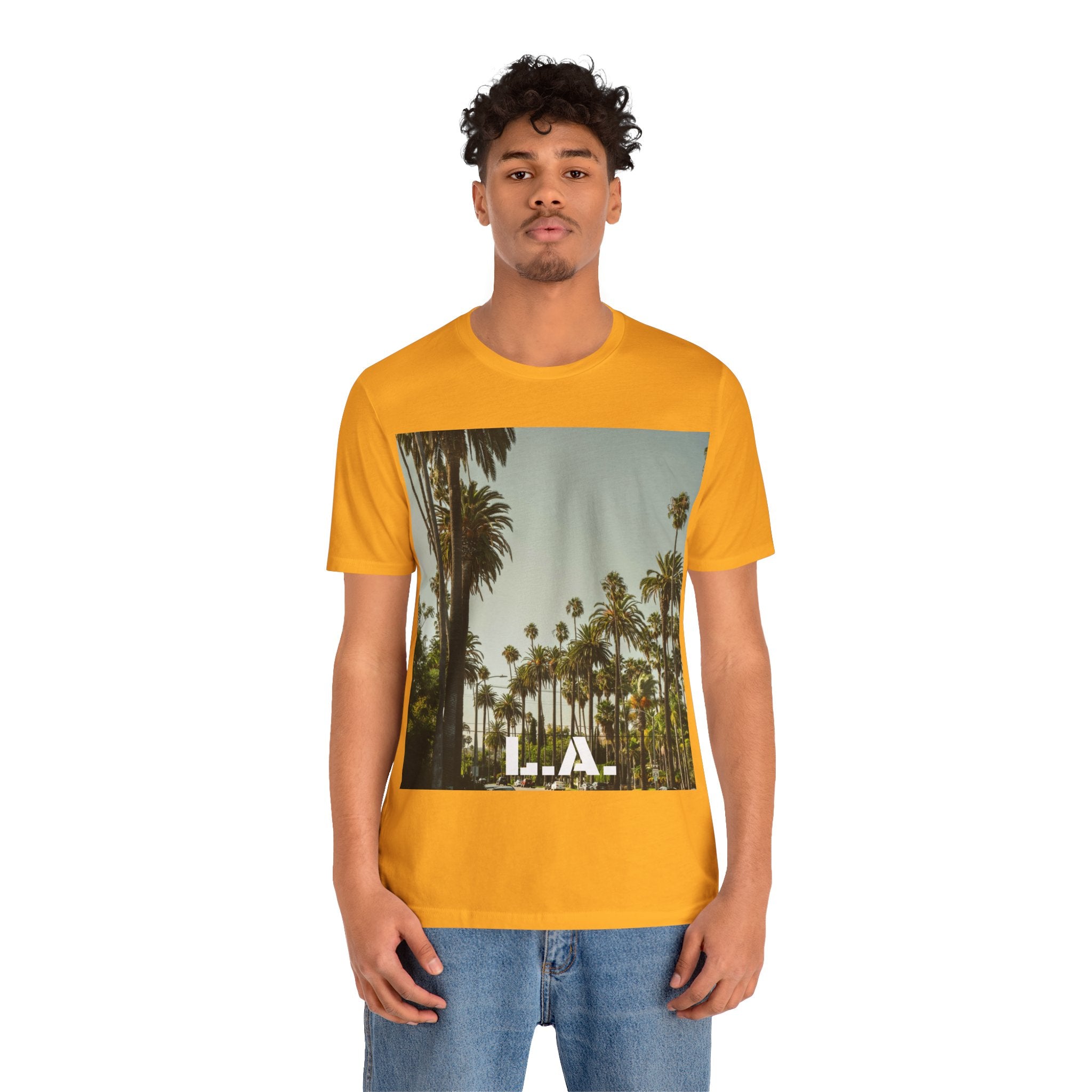 Viringee LA Palm Unisex Trees Graphic T-shirt