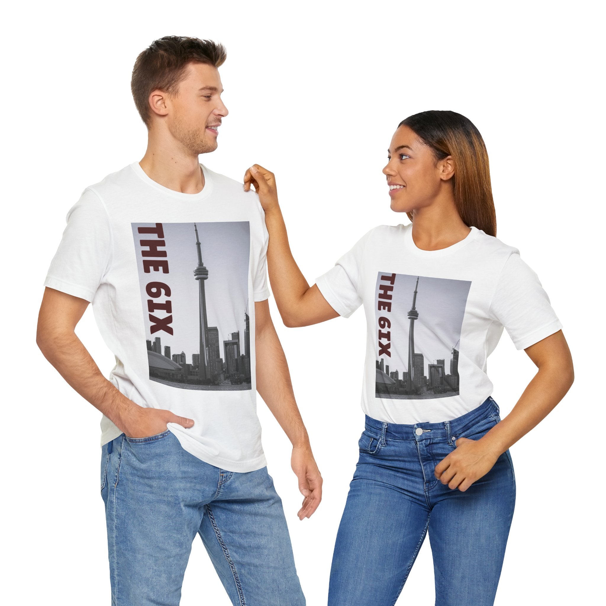 Viringee The Six Toronto Skyline Unisex Graphic T-shirt