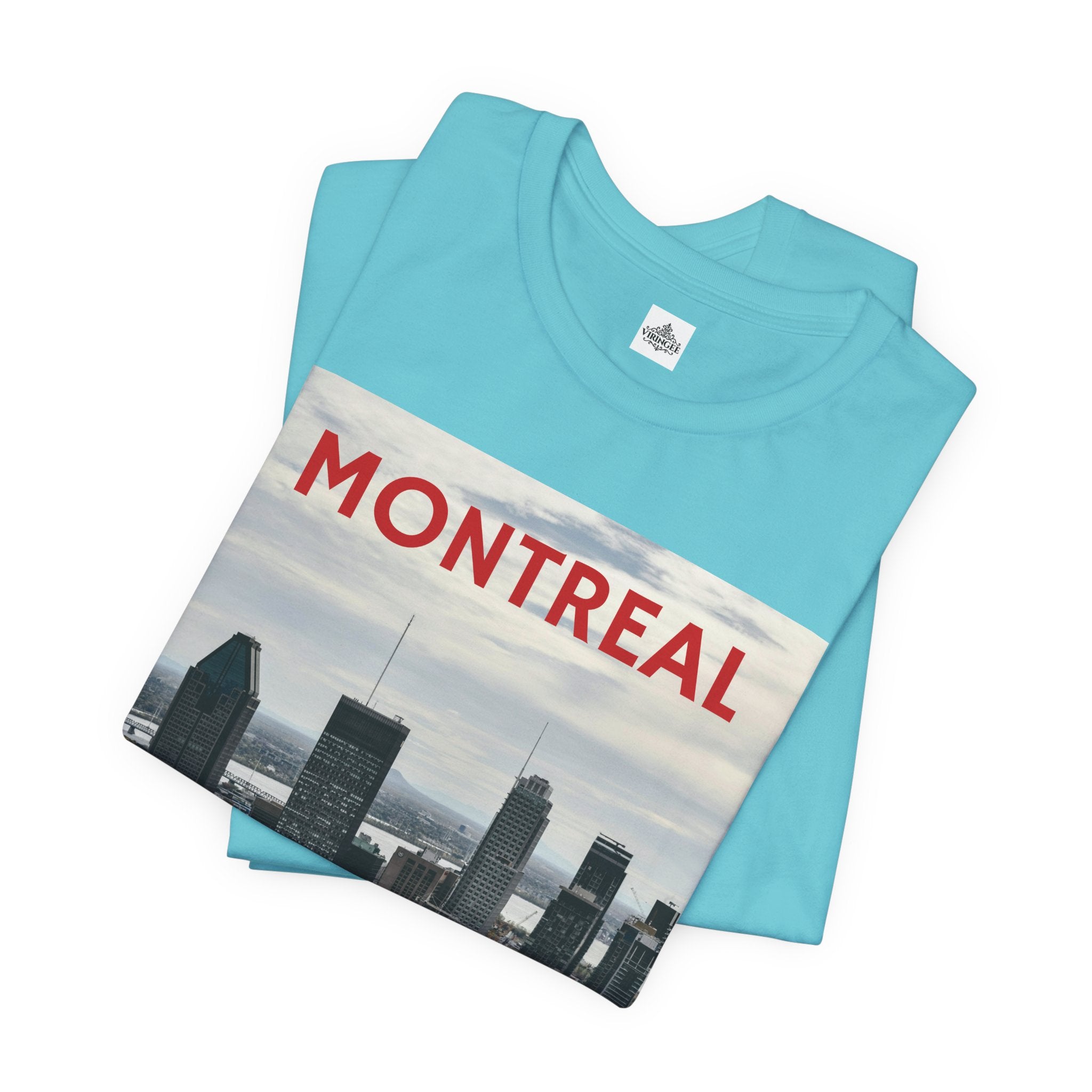 Viringee Montreal Cityscape Unisex Tee / T-shirt Unisexe Viringee – Panorama de Montréal