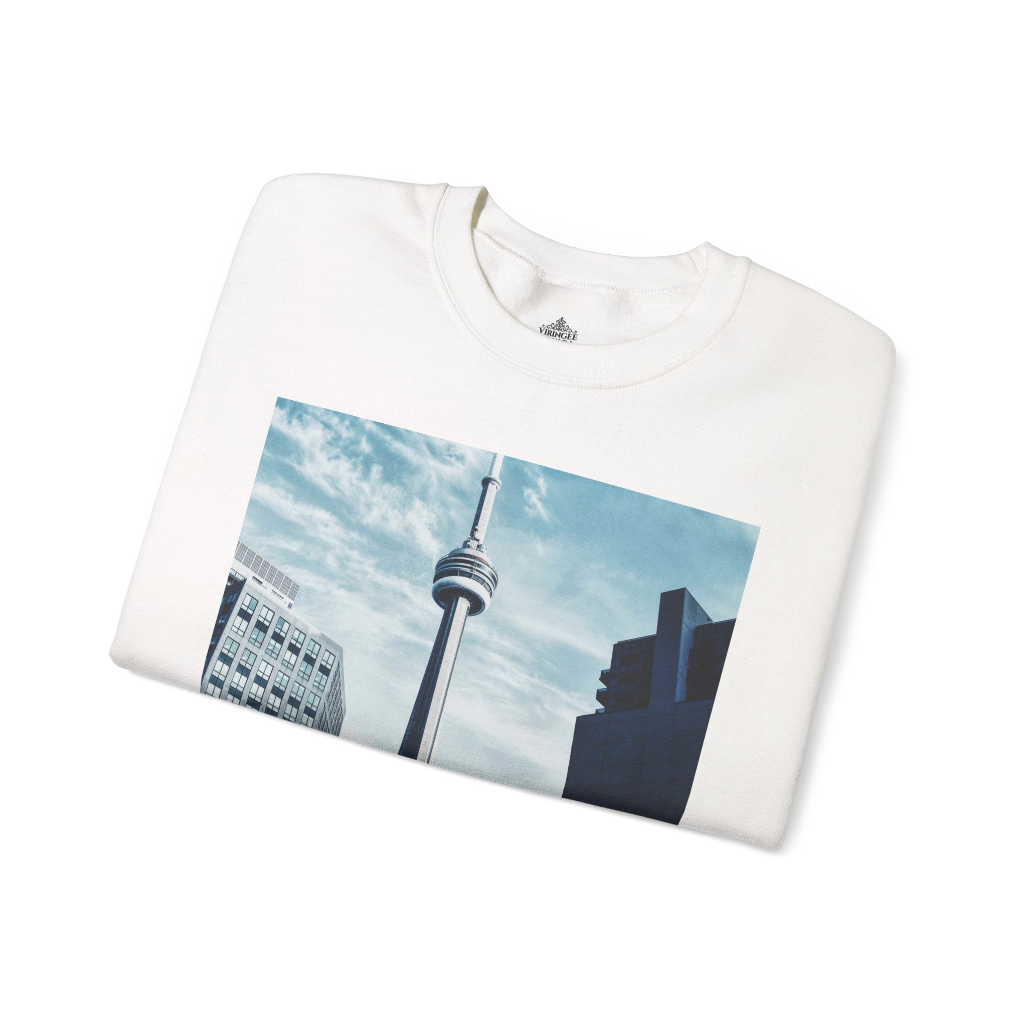 Viringee Toronto CN Tower Unisex Crewneck Sweatshirt