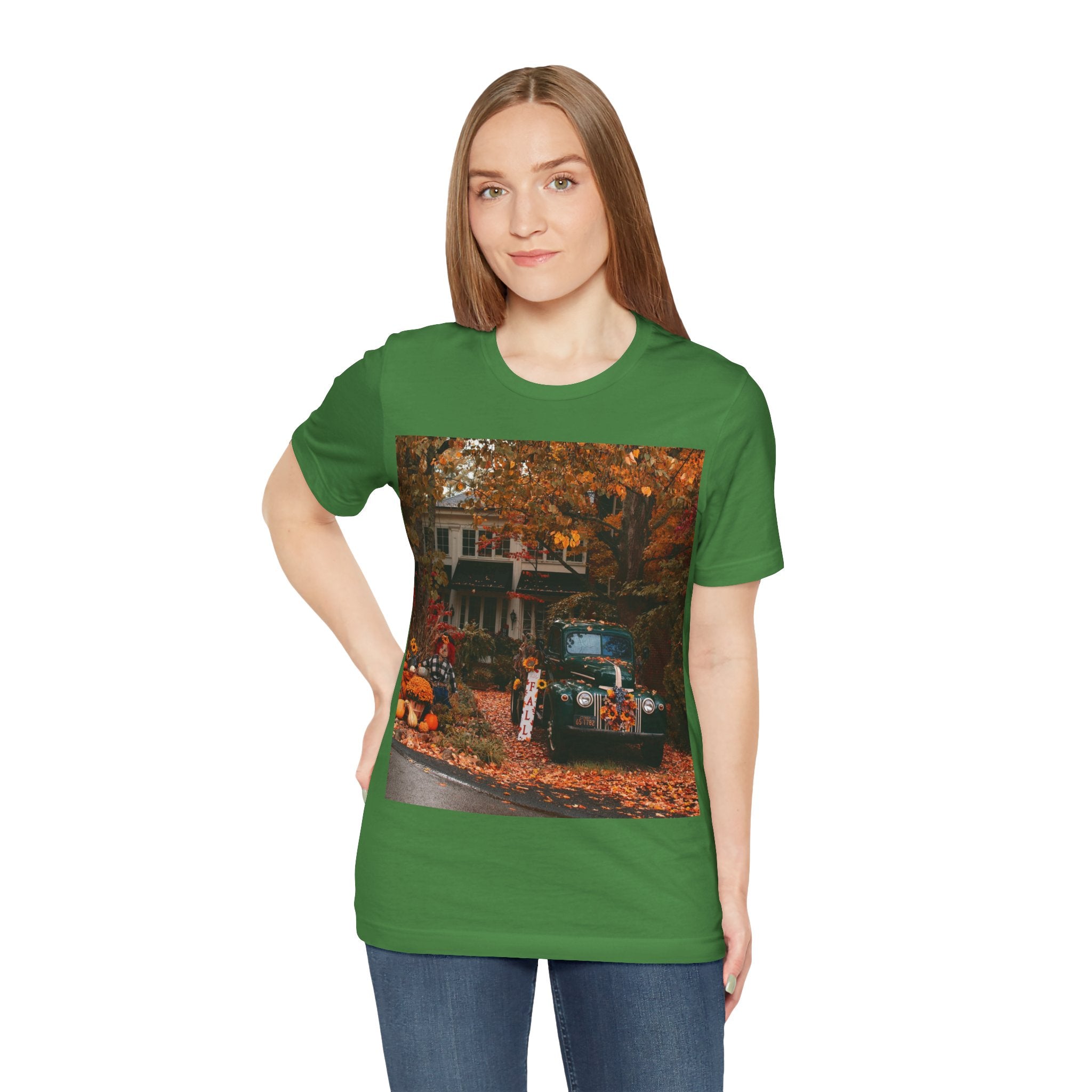 Viringee Autumn Vibes Unisex Jersey T Shirt
