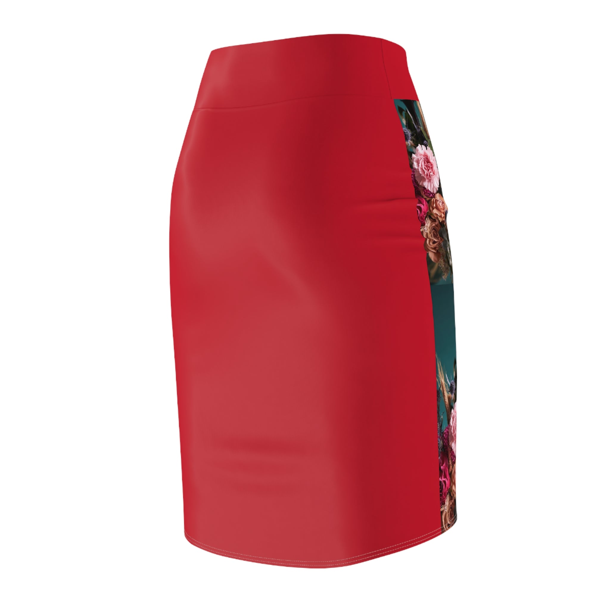 Viringee Forest Flower Women's Pencil Skirt
