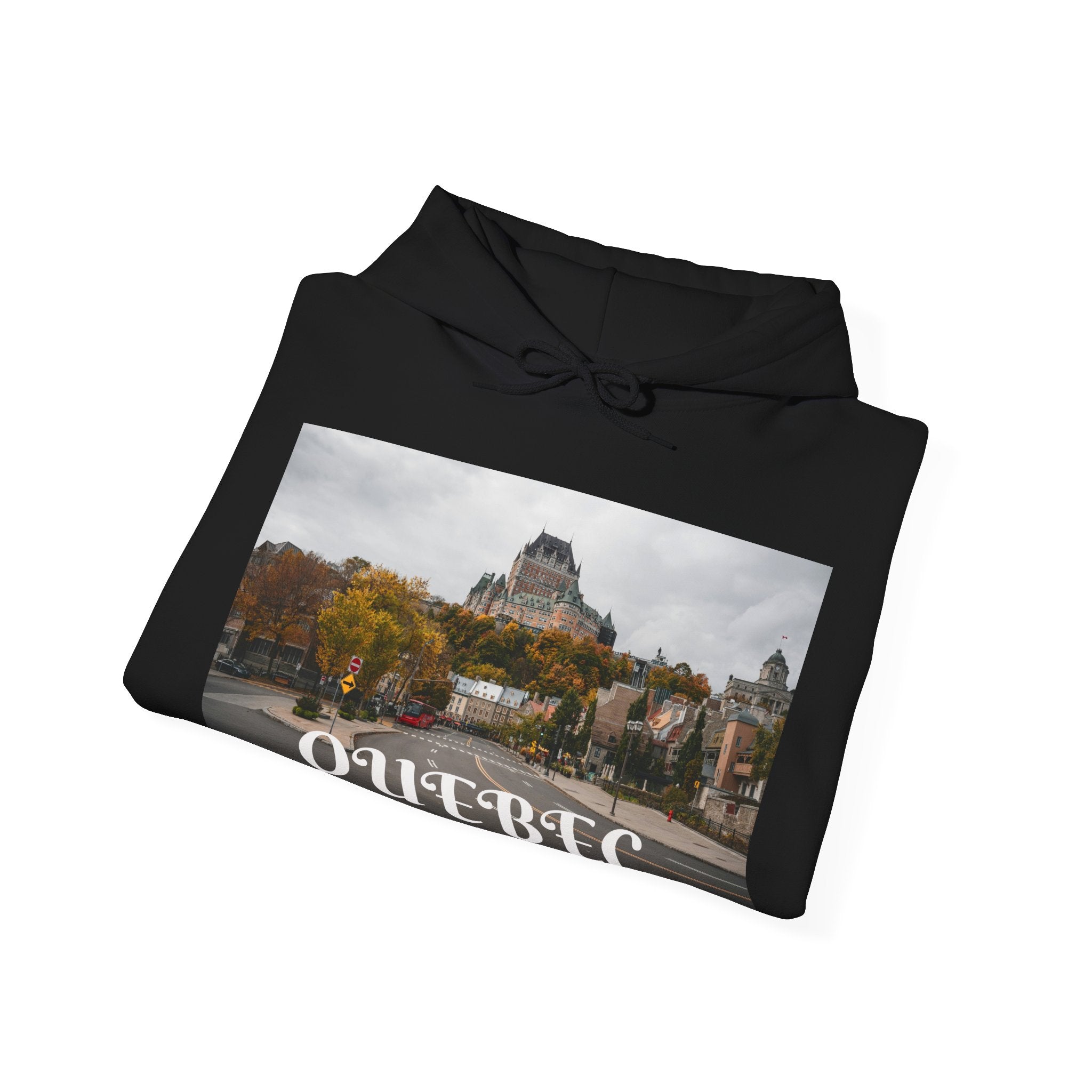 Viringee Quebec Architecture Unisex Hoodie / Hoodie Unisexe Viringee Architecture du Québec