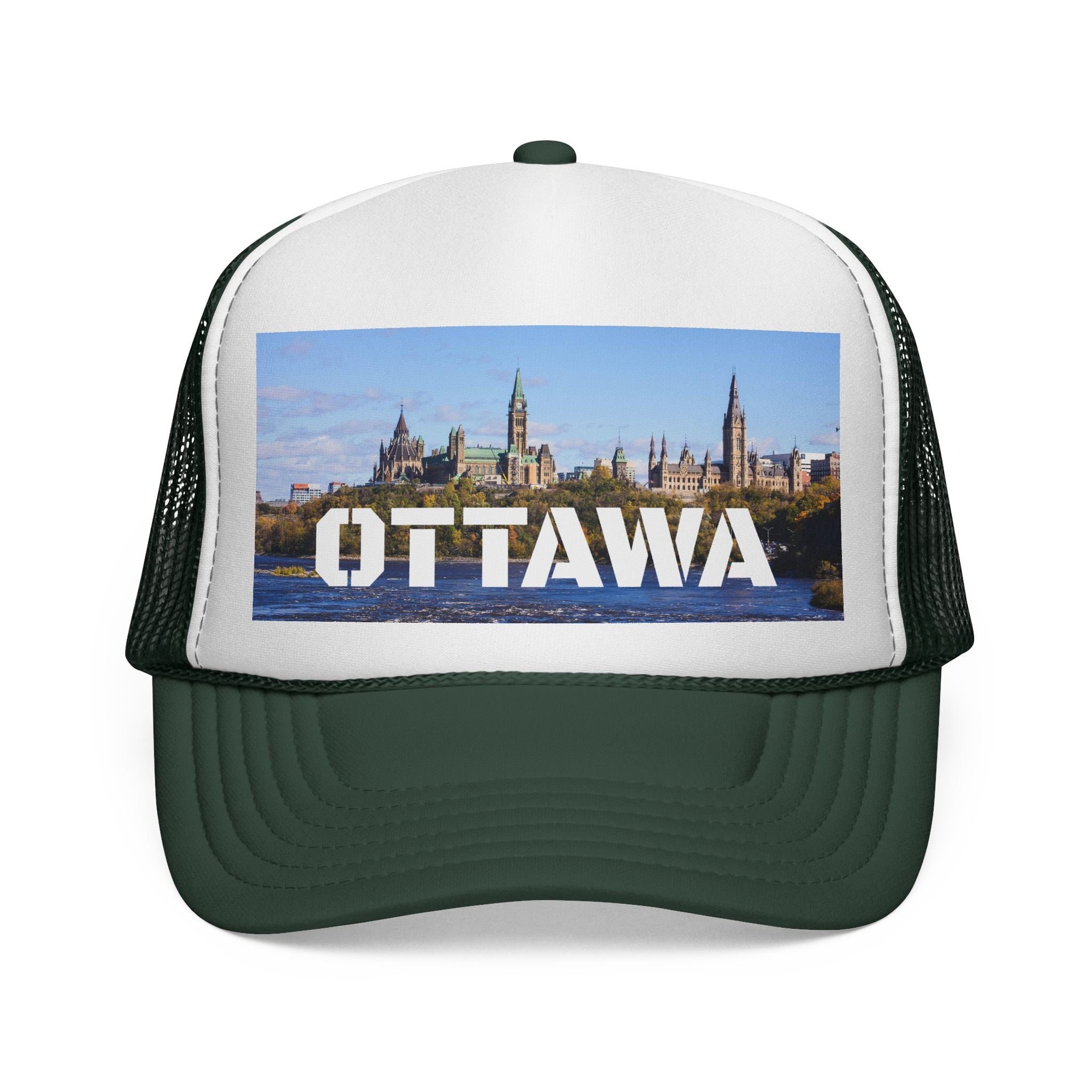 Viringee Adjustable Ottawa city trucker cap with printed design