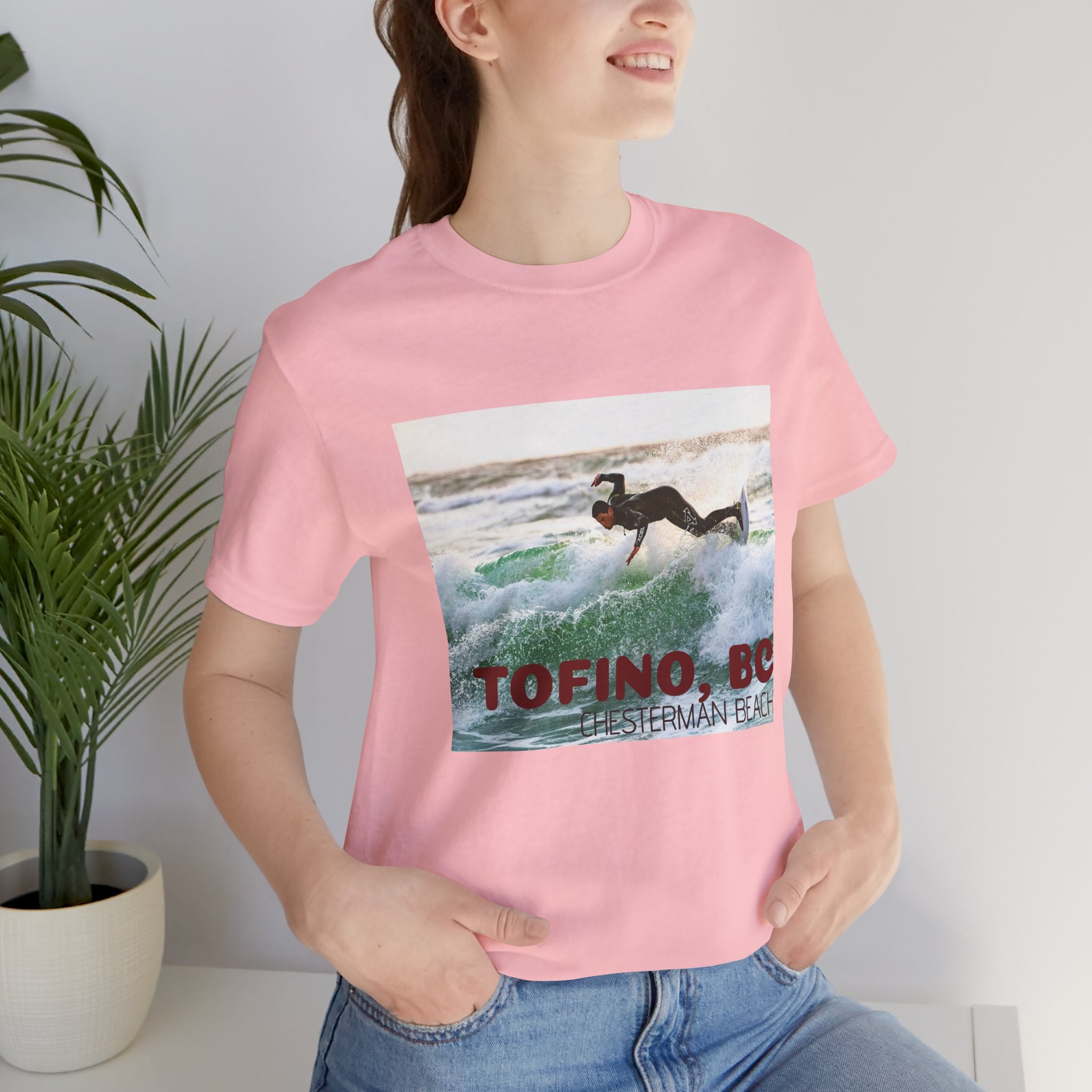 Viringee Tofino Chesterman Beach Surfing Graphic Tee