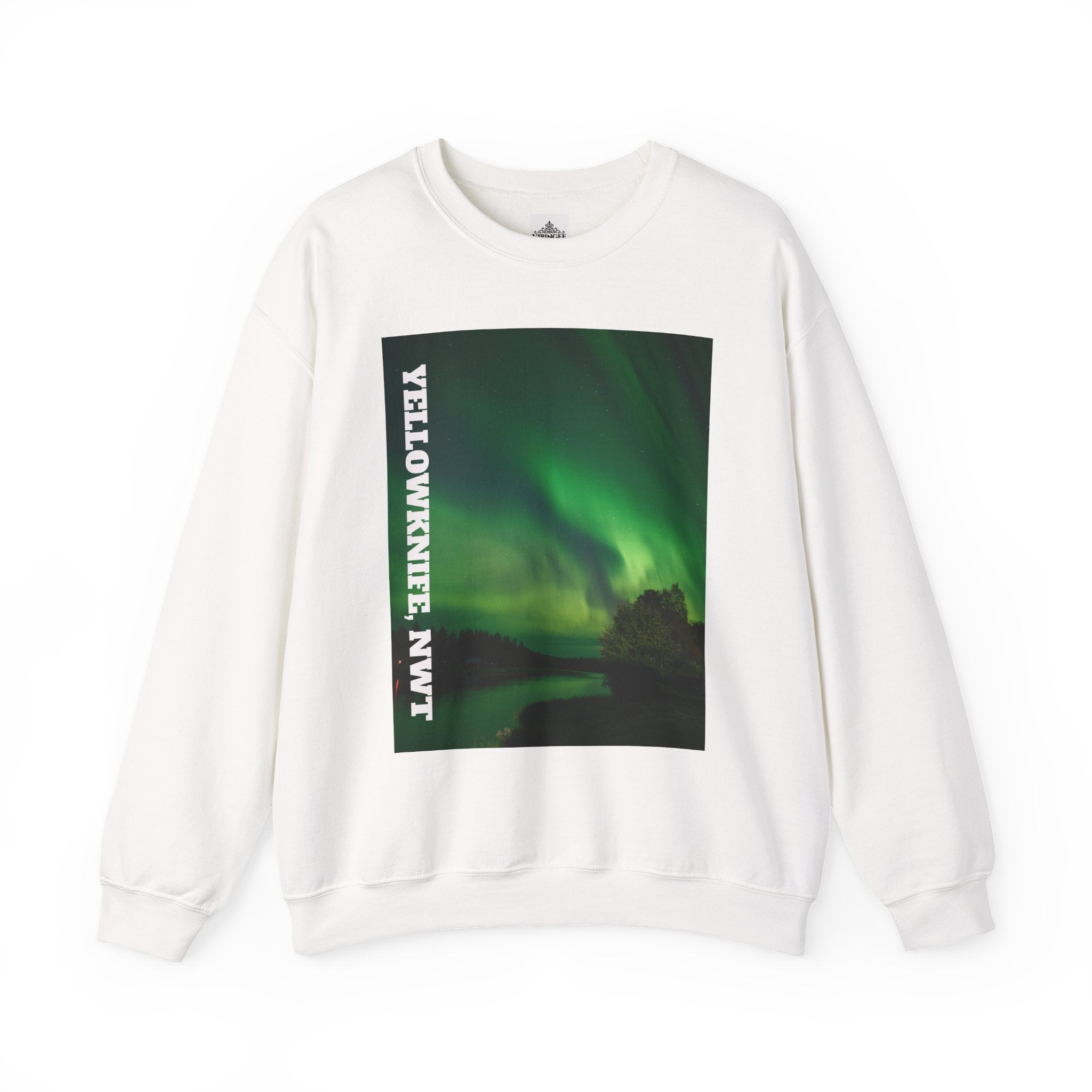 Viringee Yellowknife, NWT Lights Crewneck Sweatshirt