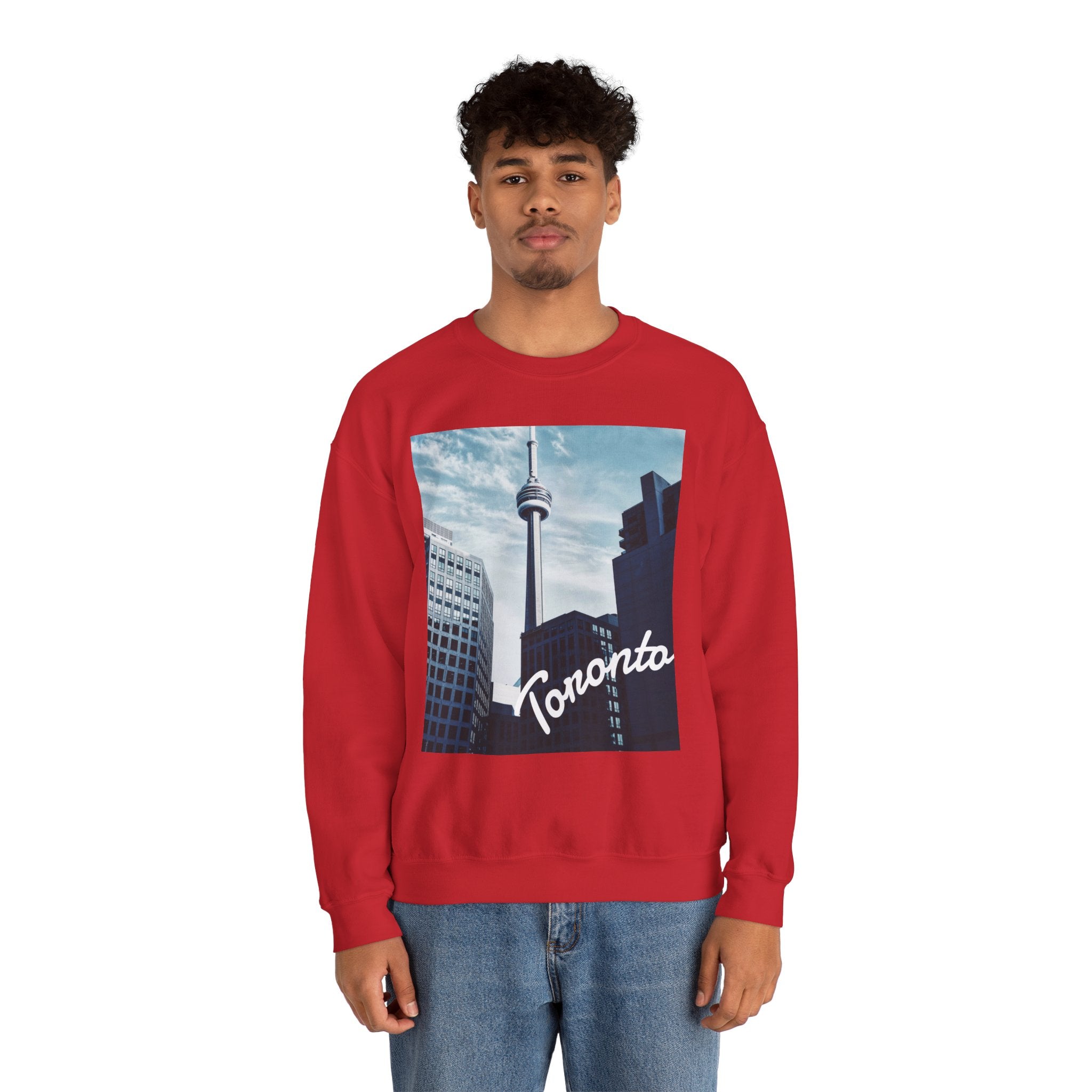 Viringee Toronto CN Tower Unisex Crewneck Sweatshirt