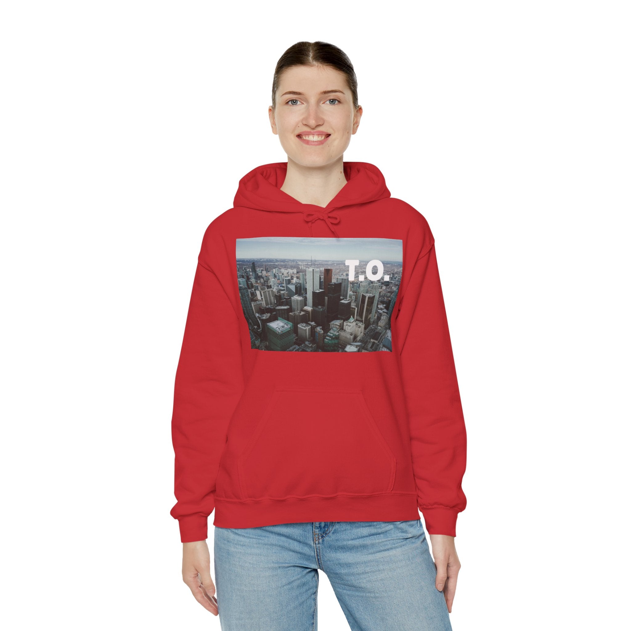 Viringee Toronto T.O. Urban Skyline Unisex Hoodie