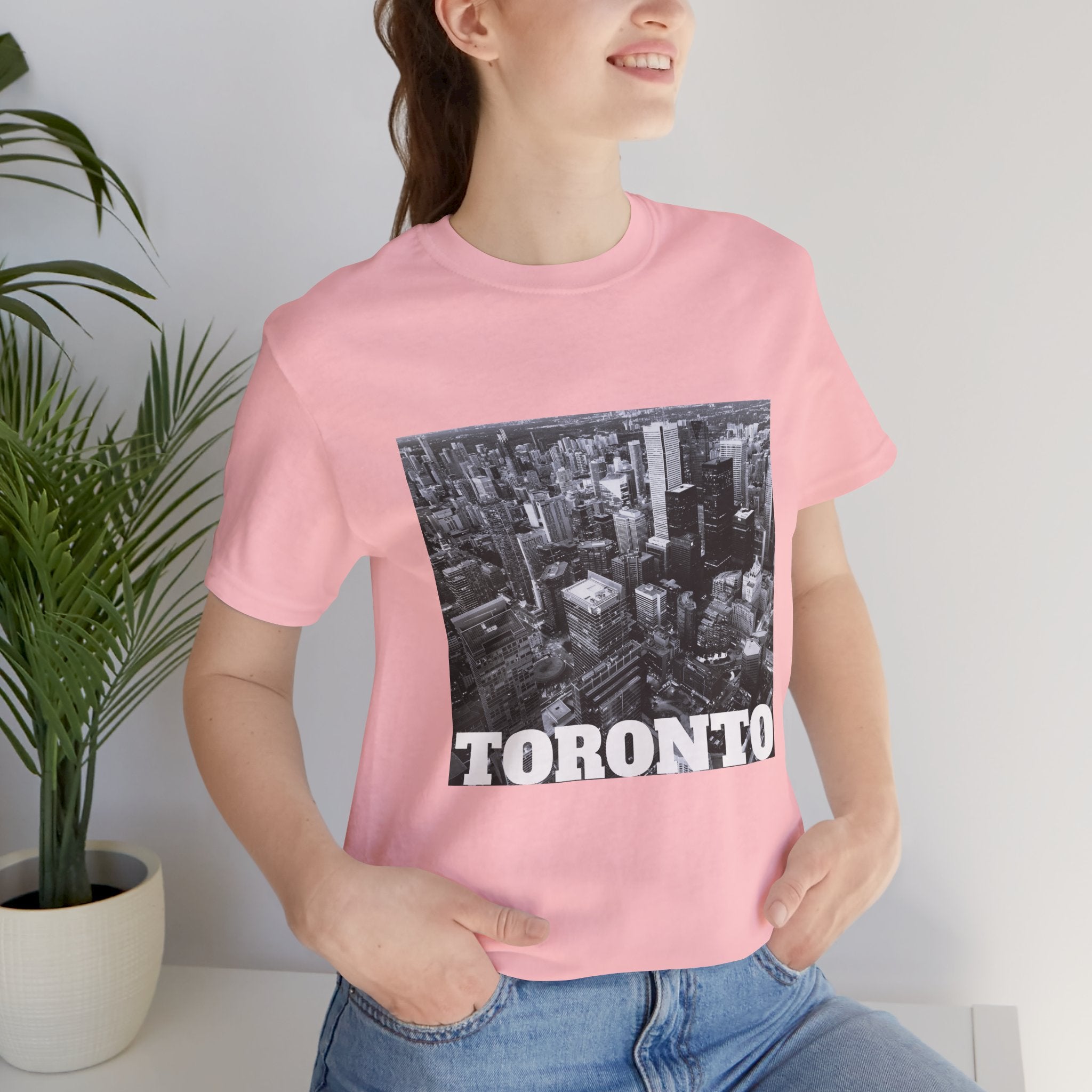 Downtown Toronto skyline T-shirt, unisex short sleeve style