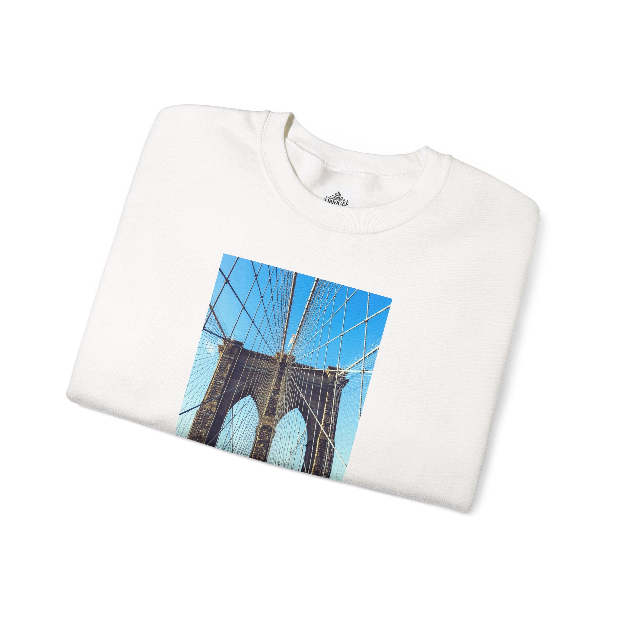 Viringee Brooklyn Bridge Crewneck Sweatshirt