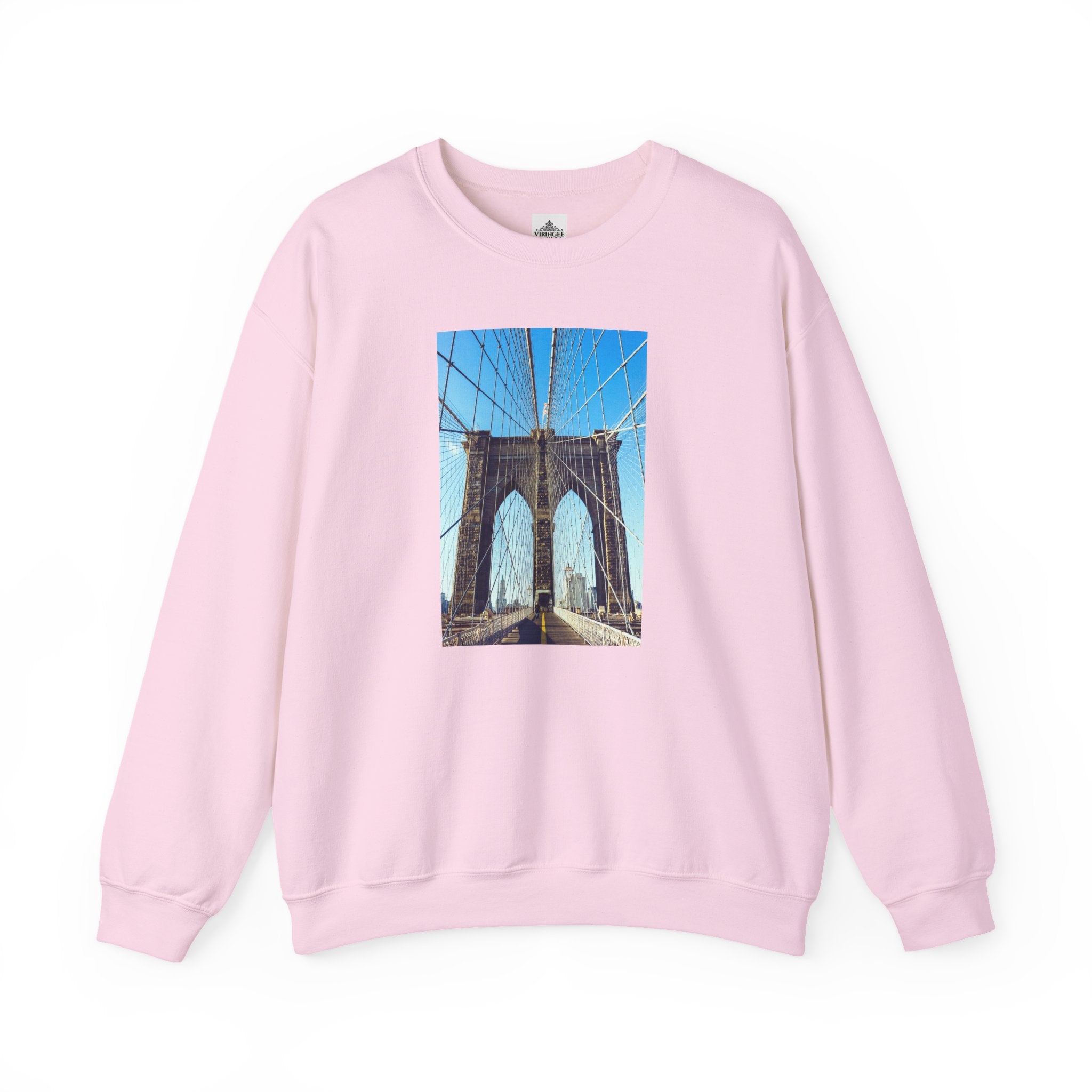 Viringee Brooklyn Bridge Crewneck Sweatshirt
