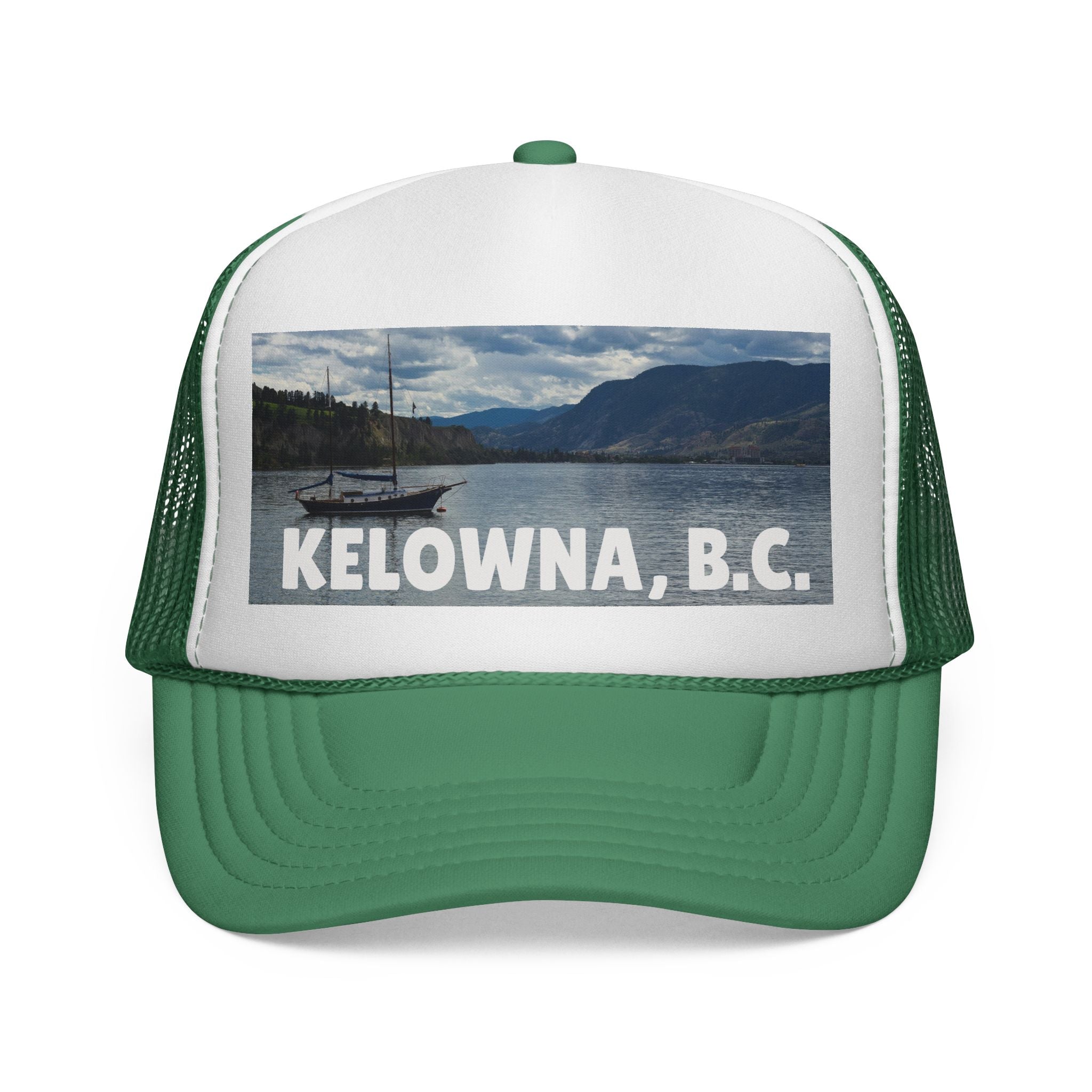 Kelowna pride trucker cap, unisex adjustable style