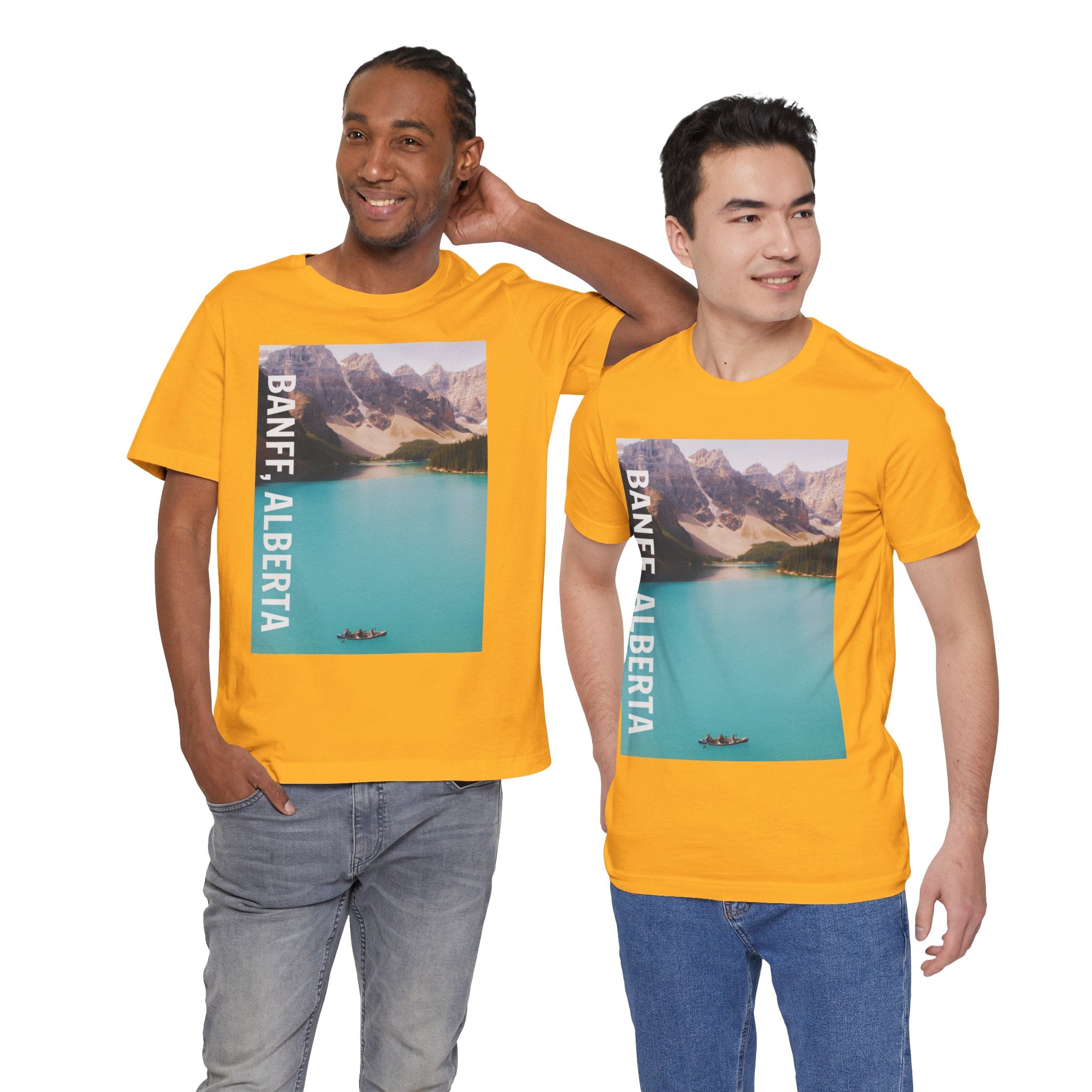 Unisex Banff T-shirt with outdoor adventure design