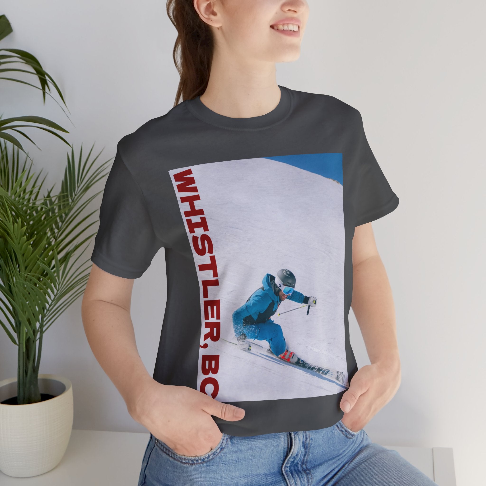 Whistler mountain pride T-shirt, unisex casual wear