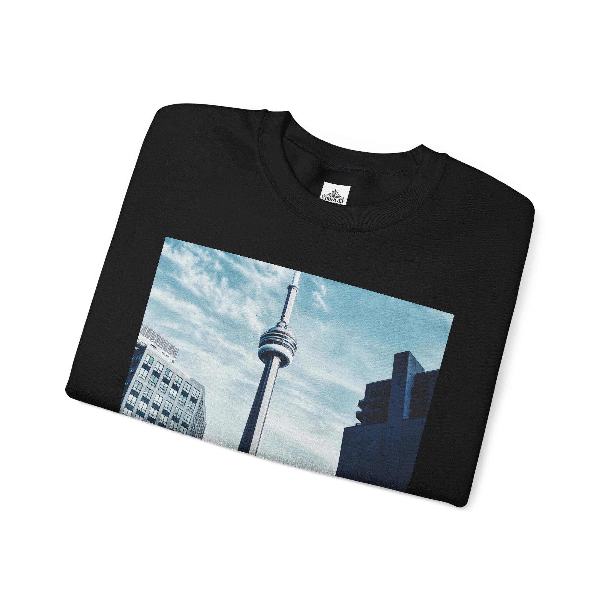 Viringee Toronto CN Tower Unisex Crewneck Sweatshirt