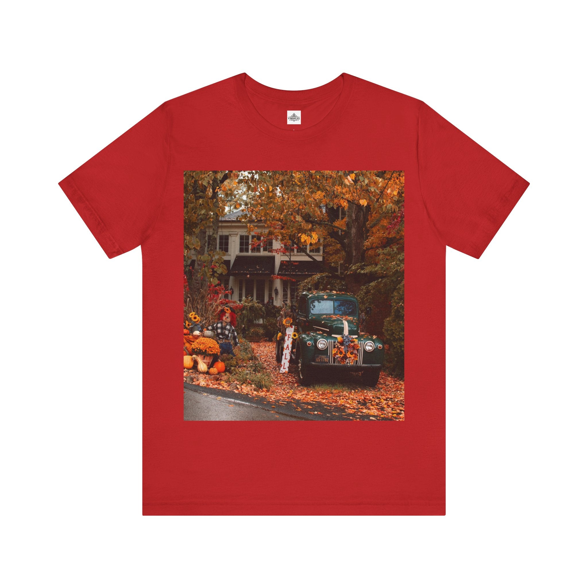 Viringee Autumn Vibes Unisex Jersey T Shirt