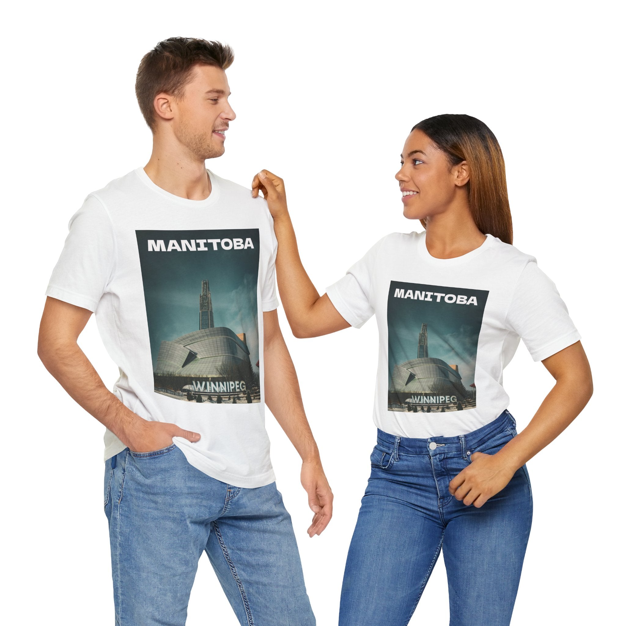 Vintage Manitoba Cityscape Graphic Tee