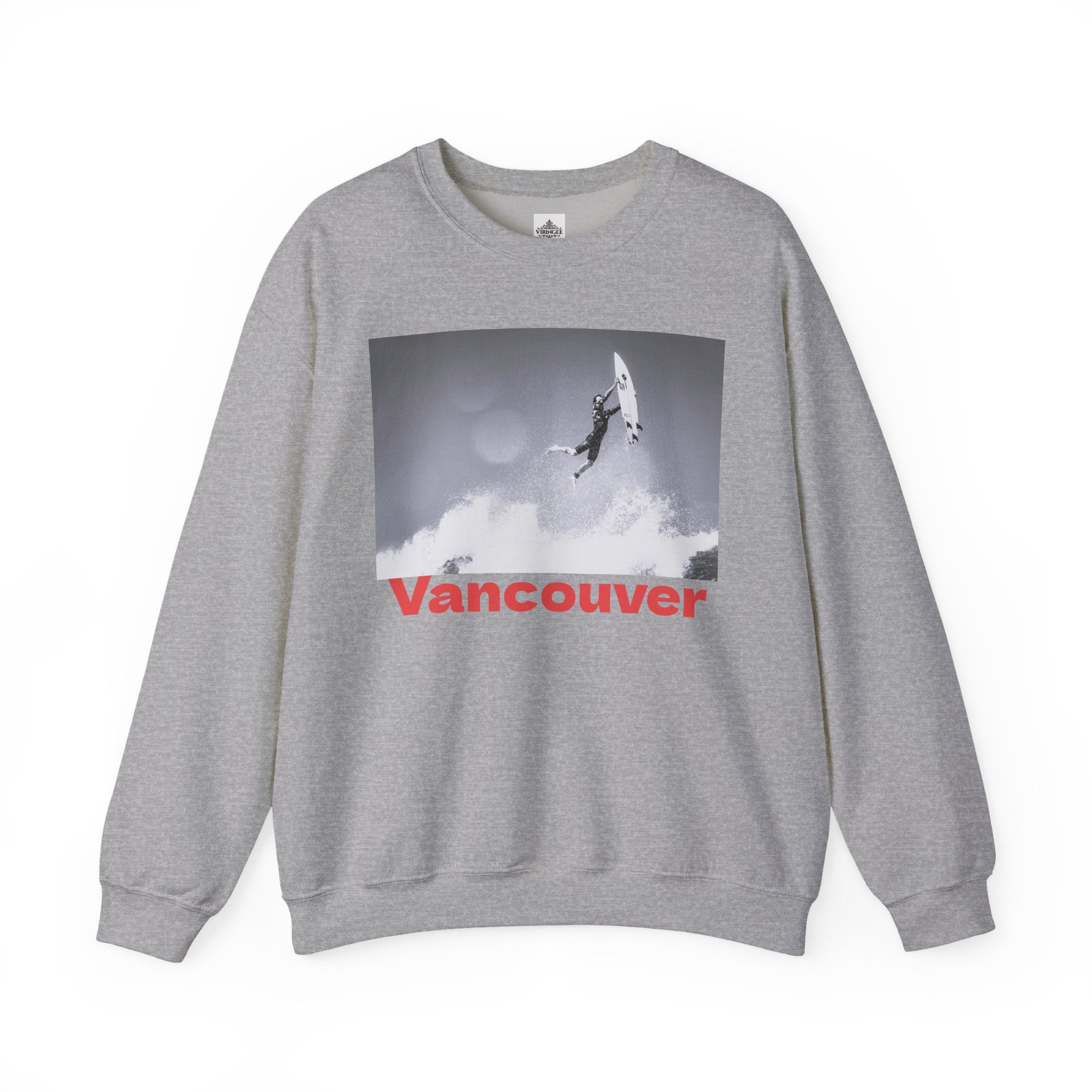 Viringee Vancouver Surf Crewneck Unisex Sweatshirt