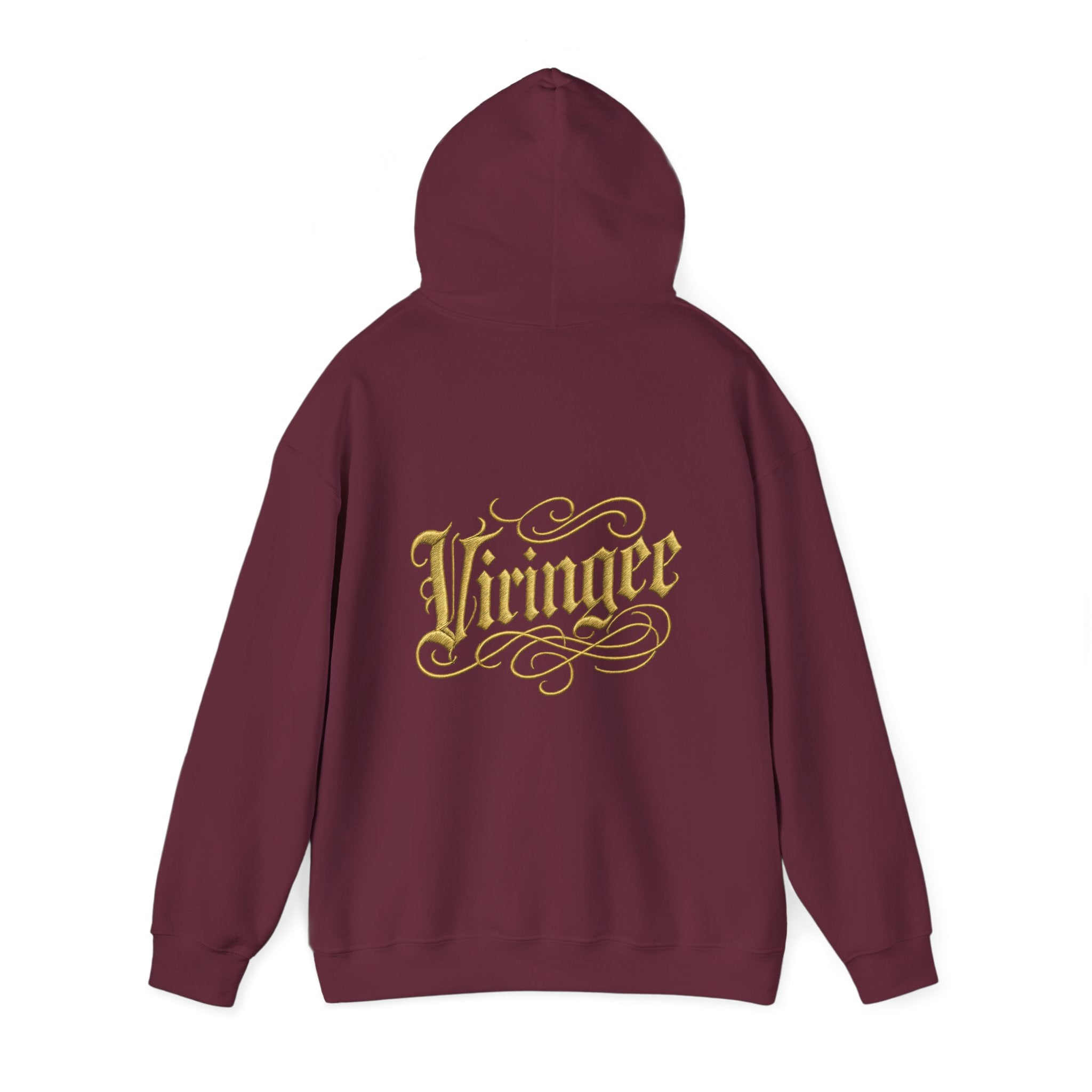 Viringee Gold Script Unisex Hoodie