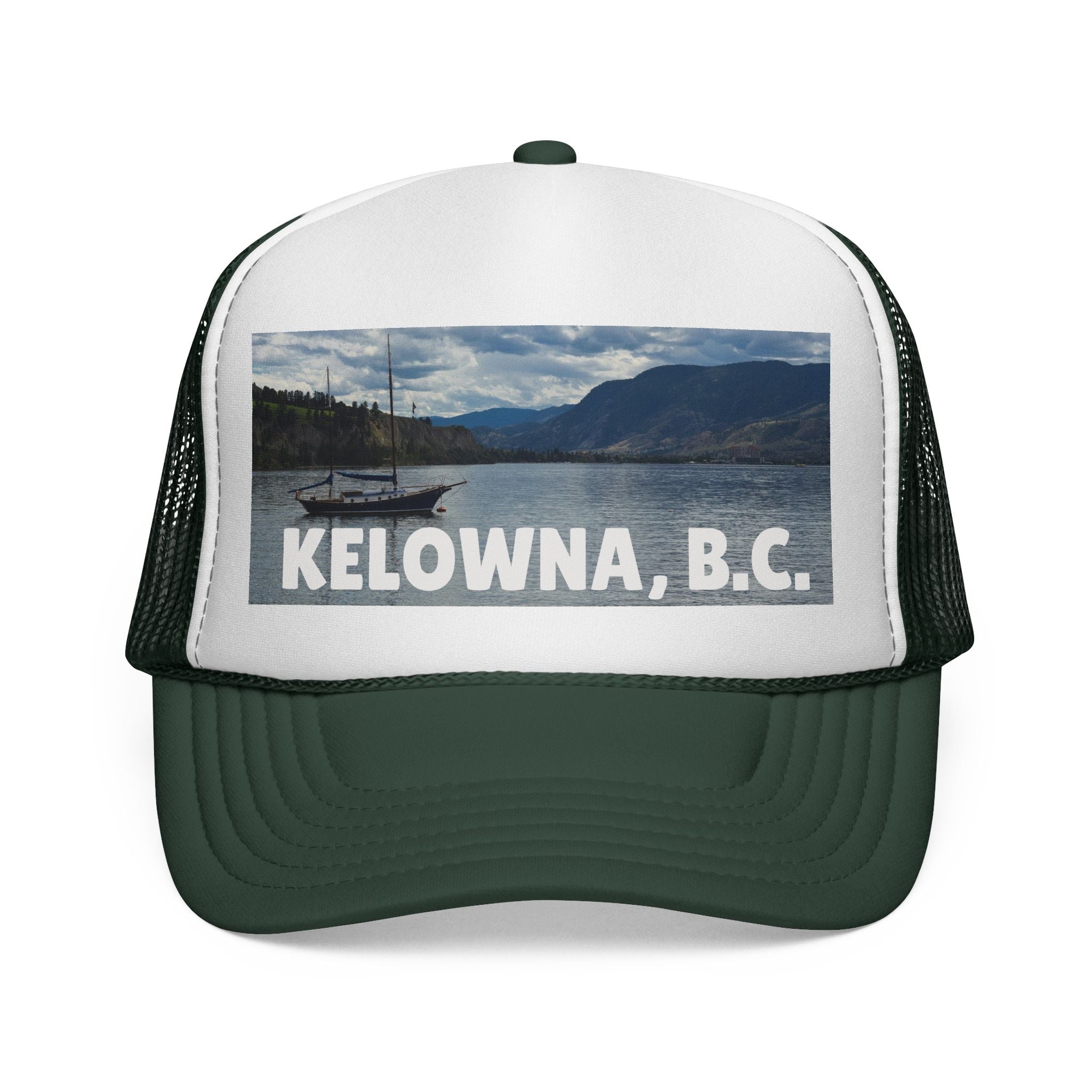 Kelowna pride trucker cap, unisex adjustable style