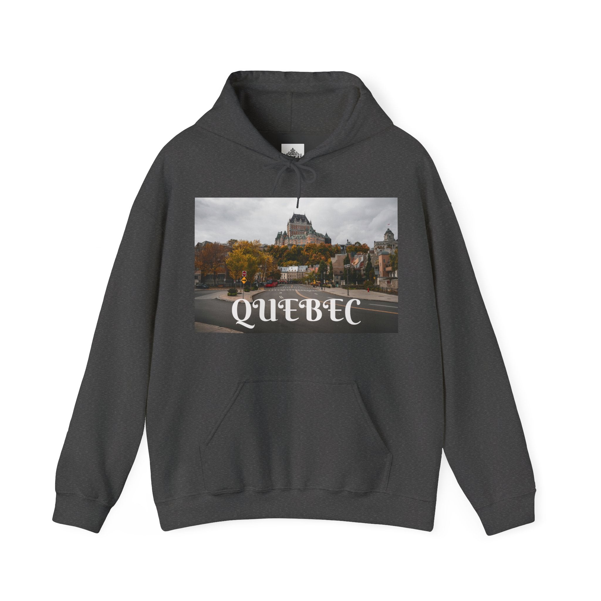 Viringee Quebec Architecture Unisex Hoodie / Hoodie Unisexe Viringee Architecture du Québec
