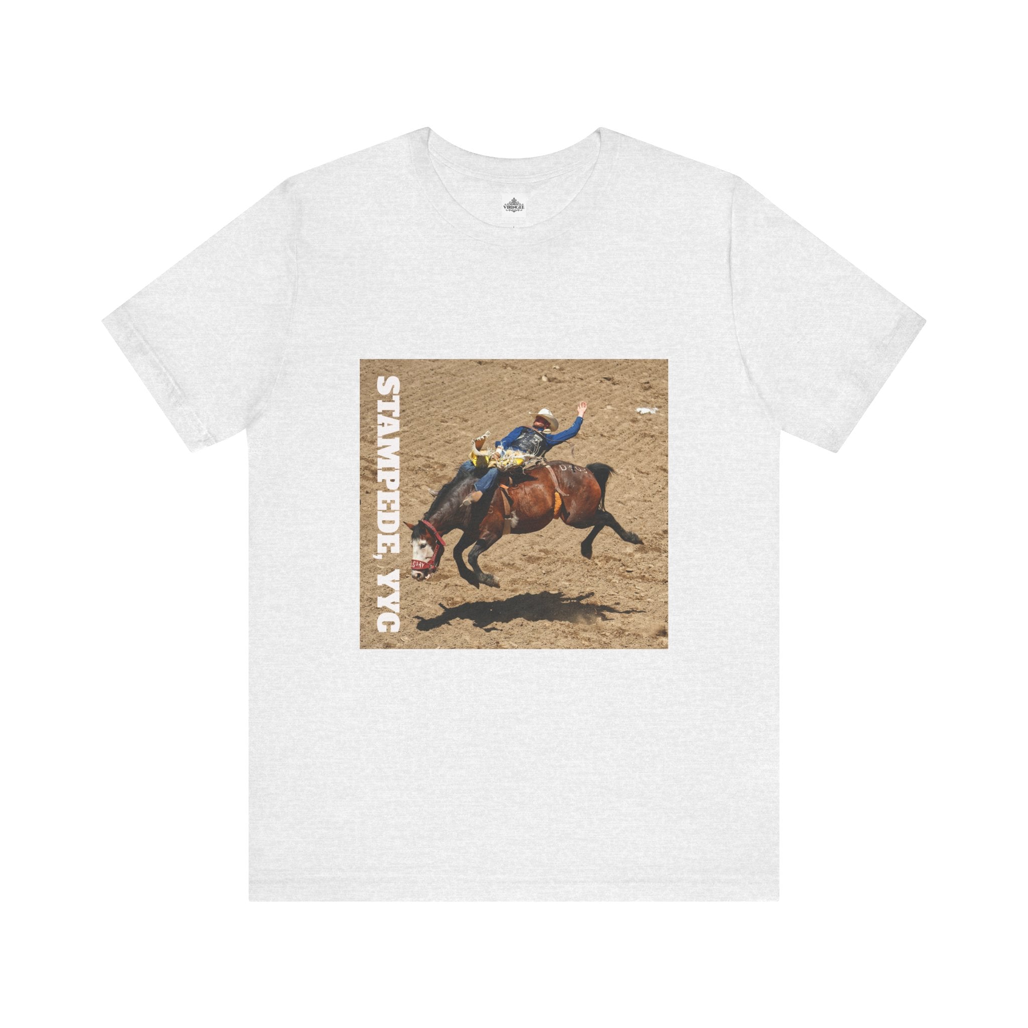 Unisex Calgary rodeo T-shirt by Viringee with Stampede design