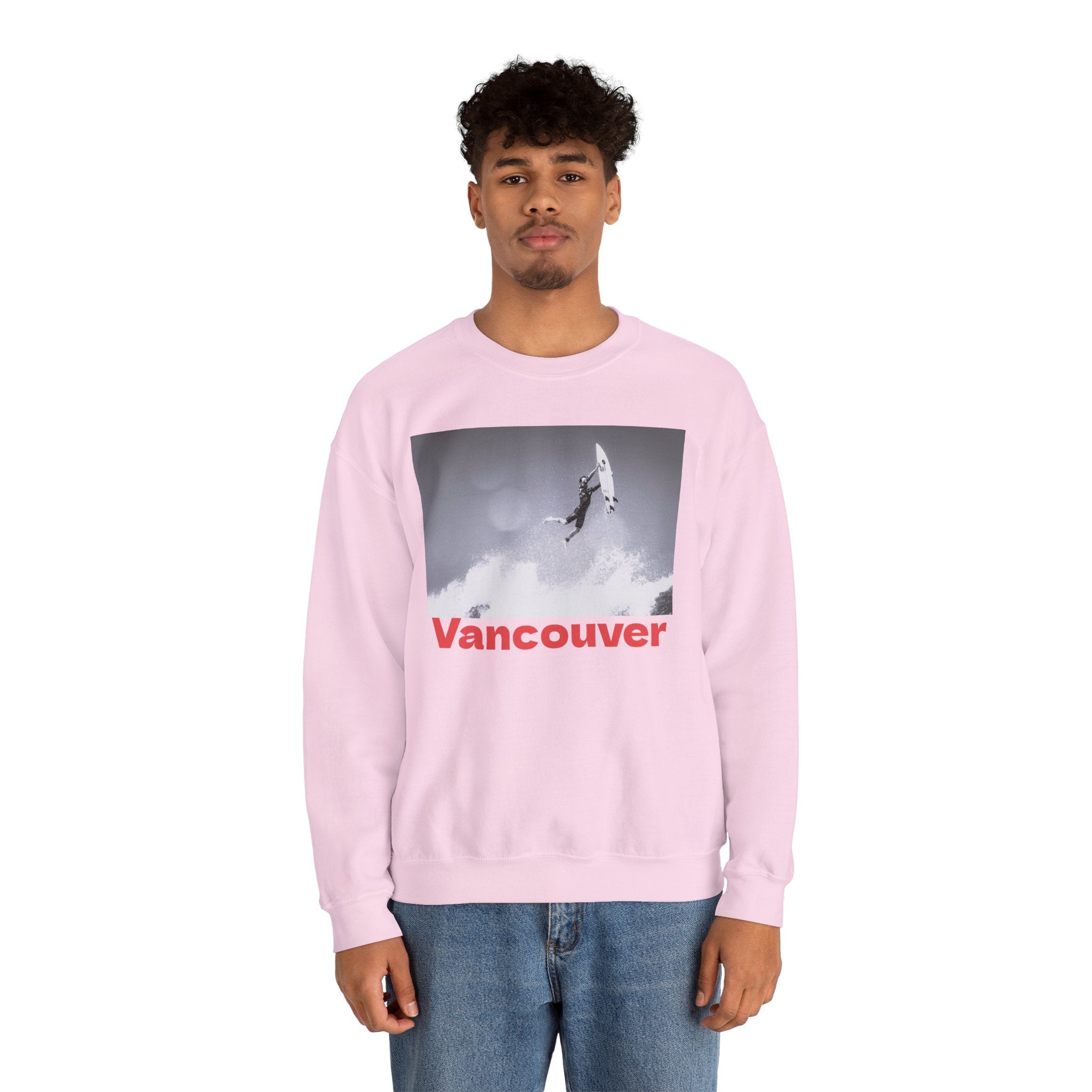 Viringee Vancouver Surf Crewneck Unisex Sweatshirt