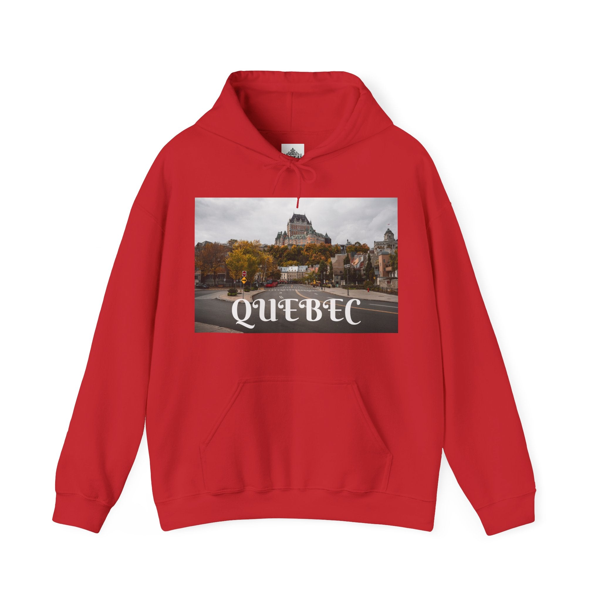 Viringee Quebec Architecture Unisex Hoodie / Hoodie Unisexe Viringee Architecture du Québec