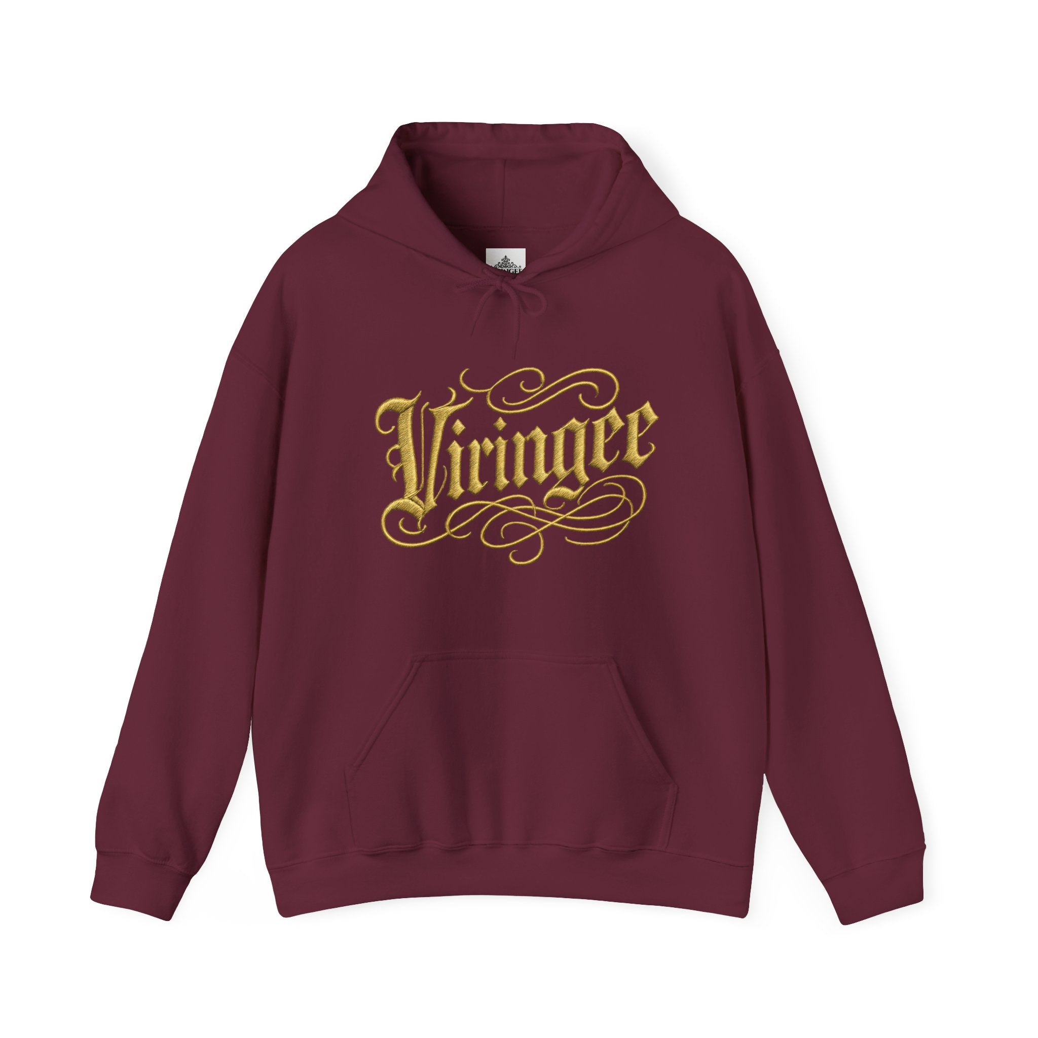Viringee Gold Script Unisex Hoodie