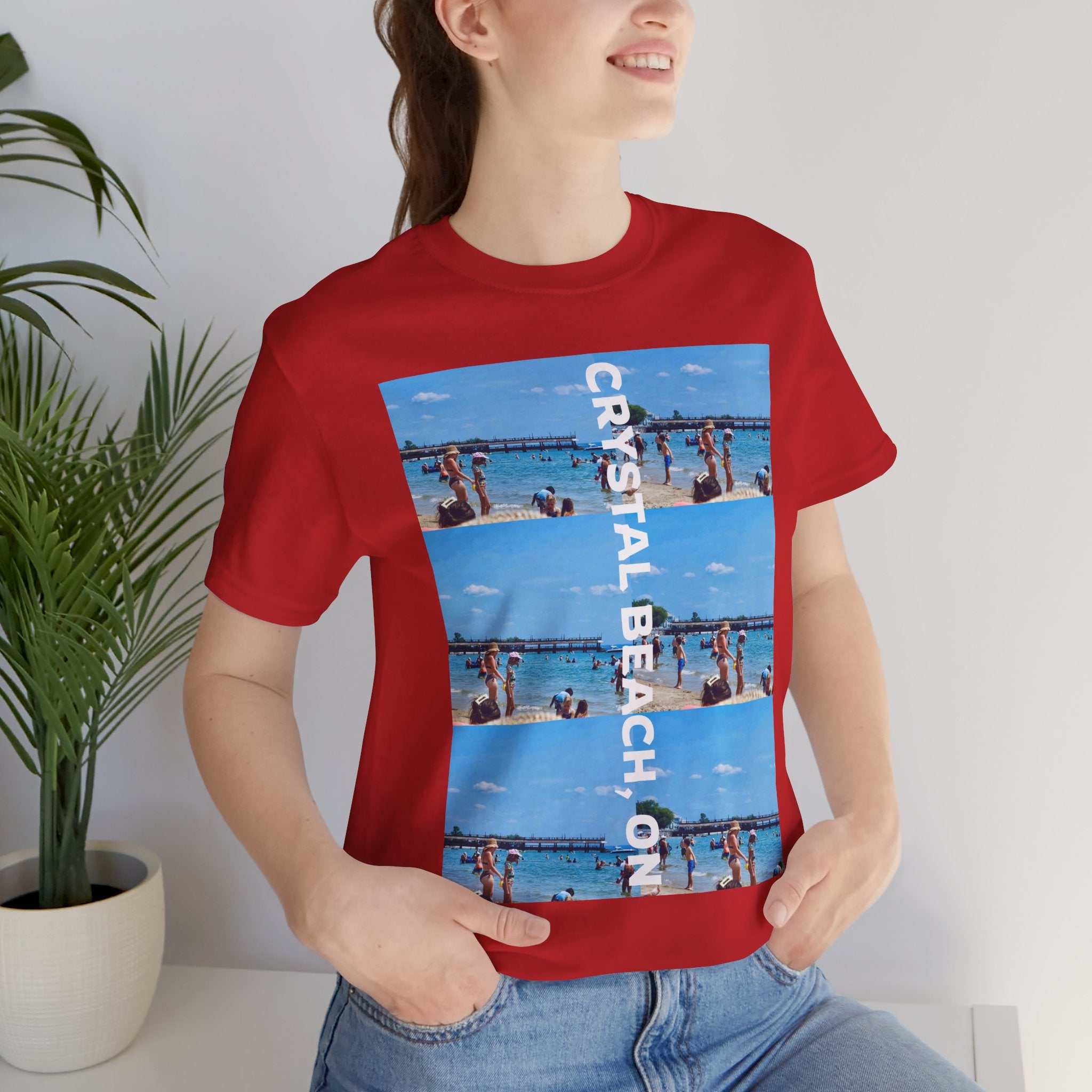 Viringee unisex Crystal Beach graphic tee Ontario